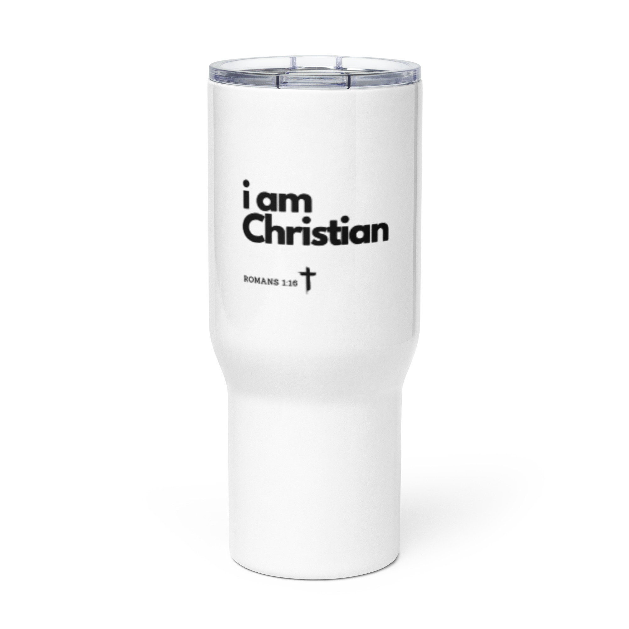 'i am Christian' Versatile Travel Mug - Image 2