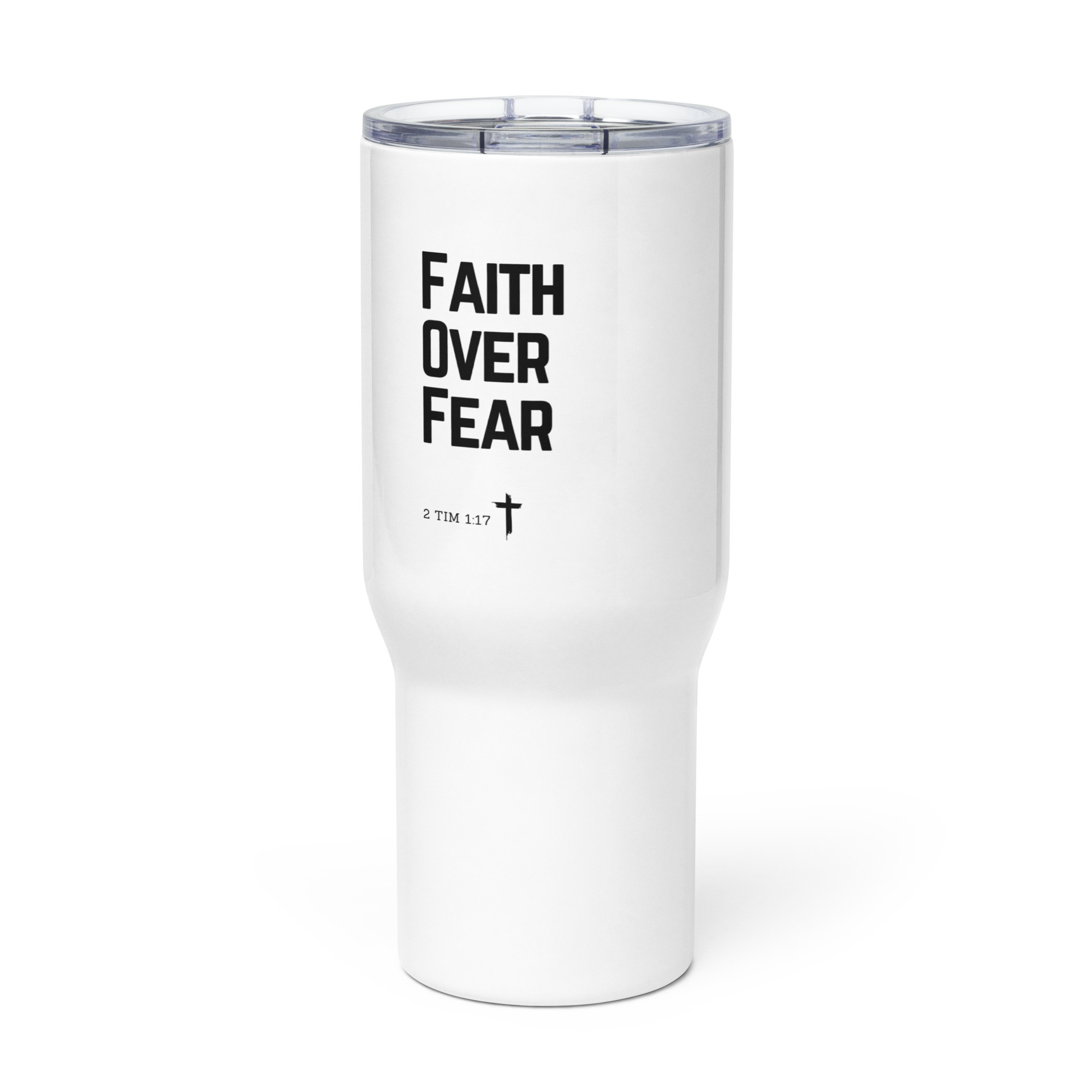 'Faith Over Fear' Versatile Travel Mug - Image 2