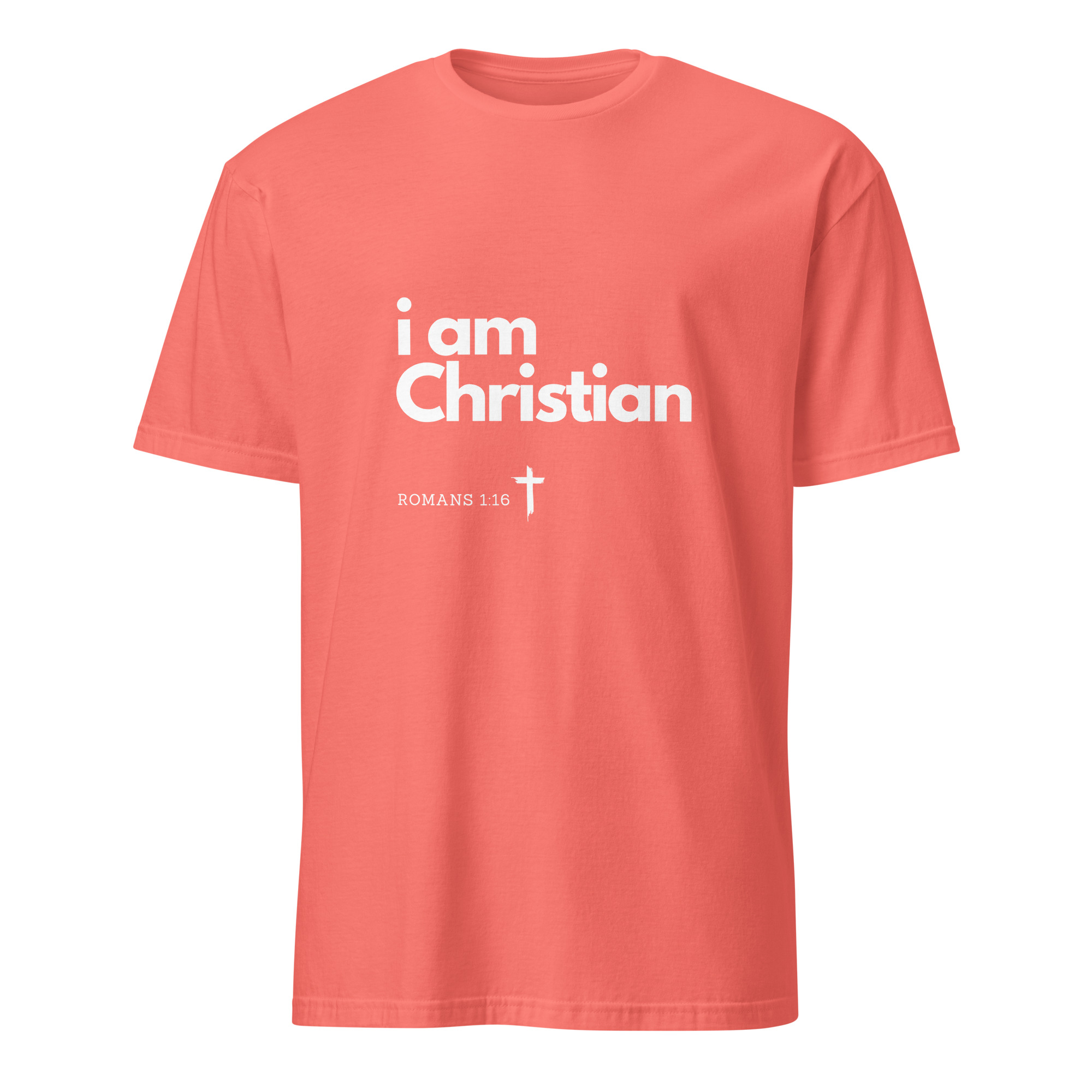 'i am Christian' Unisex T-Shirt - w/Scripture, Dark Colours - Image 28