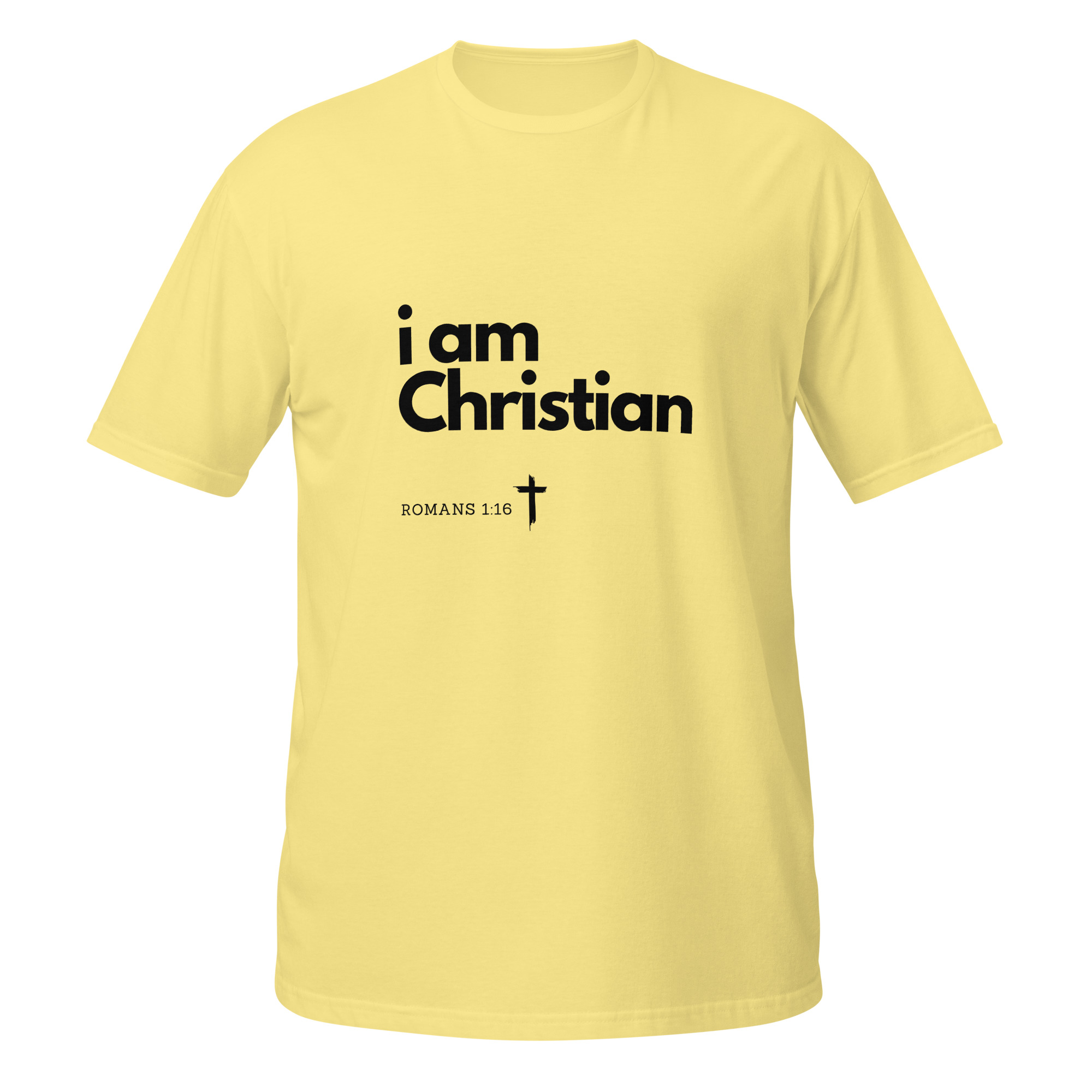 'i am Christian' Unisex T-Shirt - w/Scripture, Light Colours - Image 17