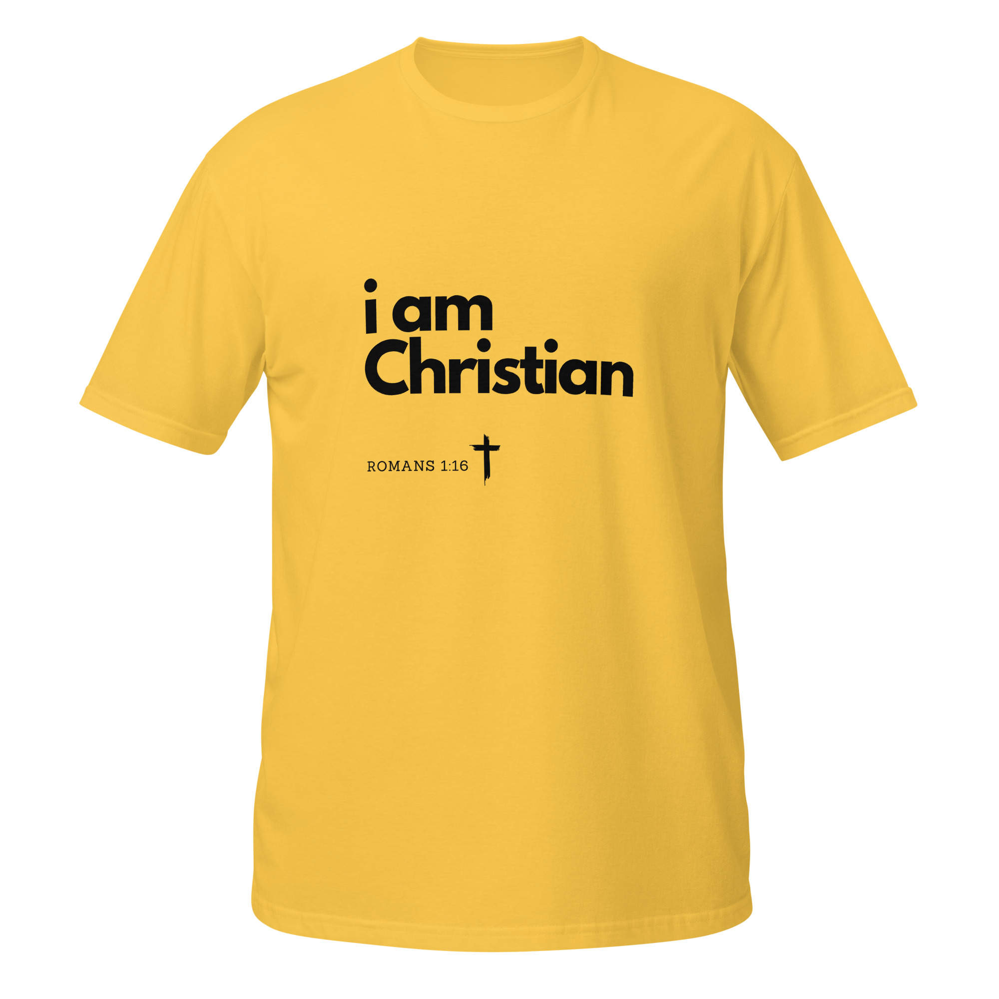 'i am Christian' Unisex T-Shirt - w/Scripture, Light Colours - Image 13