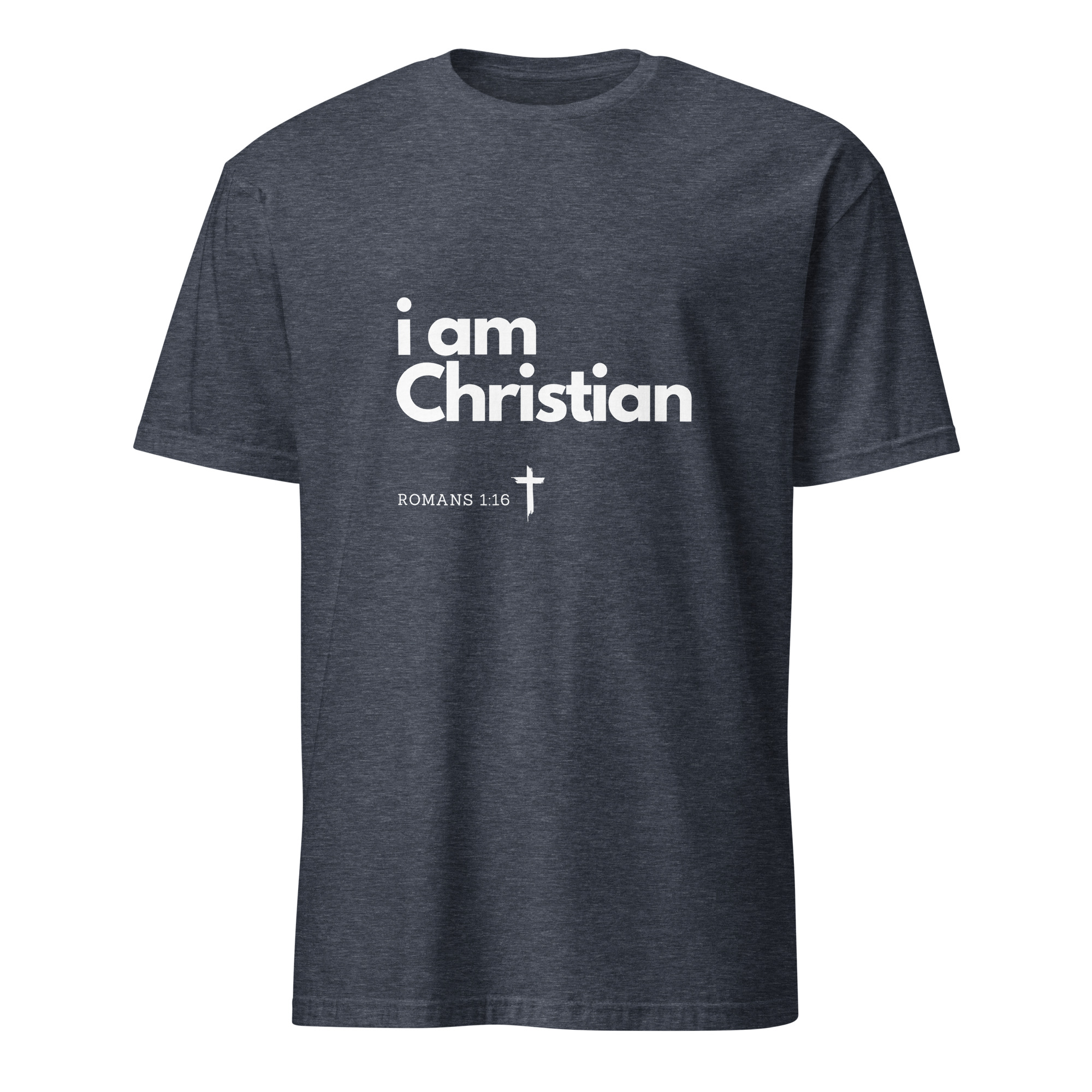 'i am Christian' Unisex T-Shirt - w/Scripture, Dark Colours - Image 18