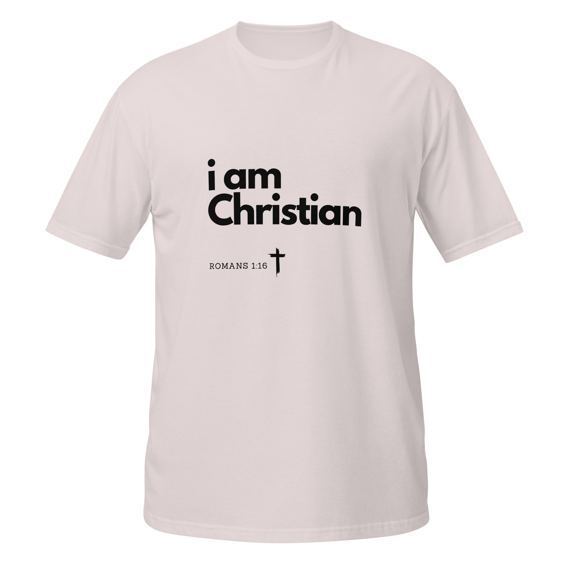 'i am Christian' Unisex T-Shirt - w/Scripture, Light Colours - Image 16