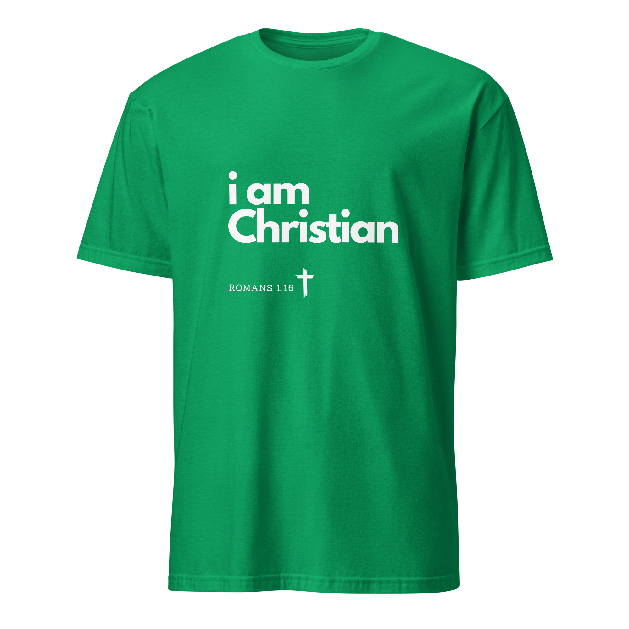 'i am Christian' Unisex T-Shirt - w/Scripture, Dark Colours - Image 26