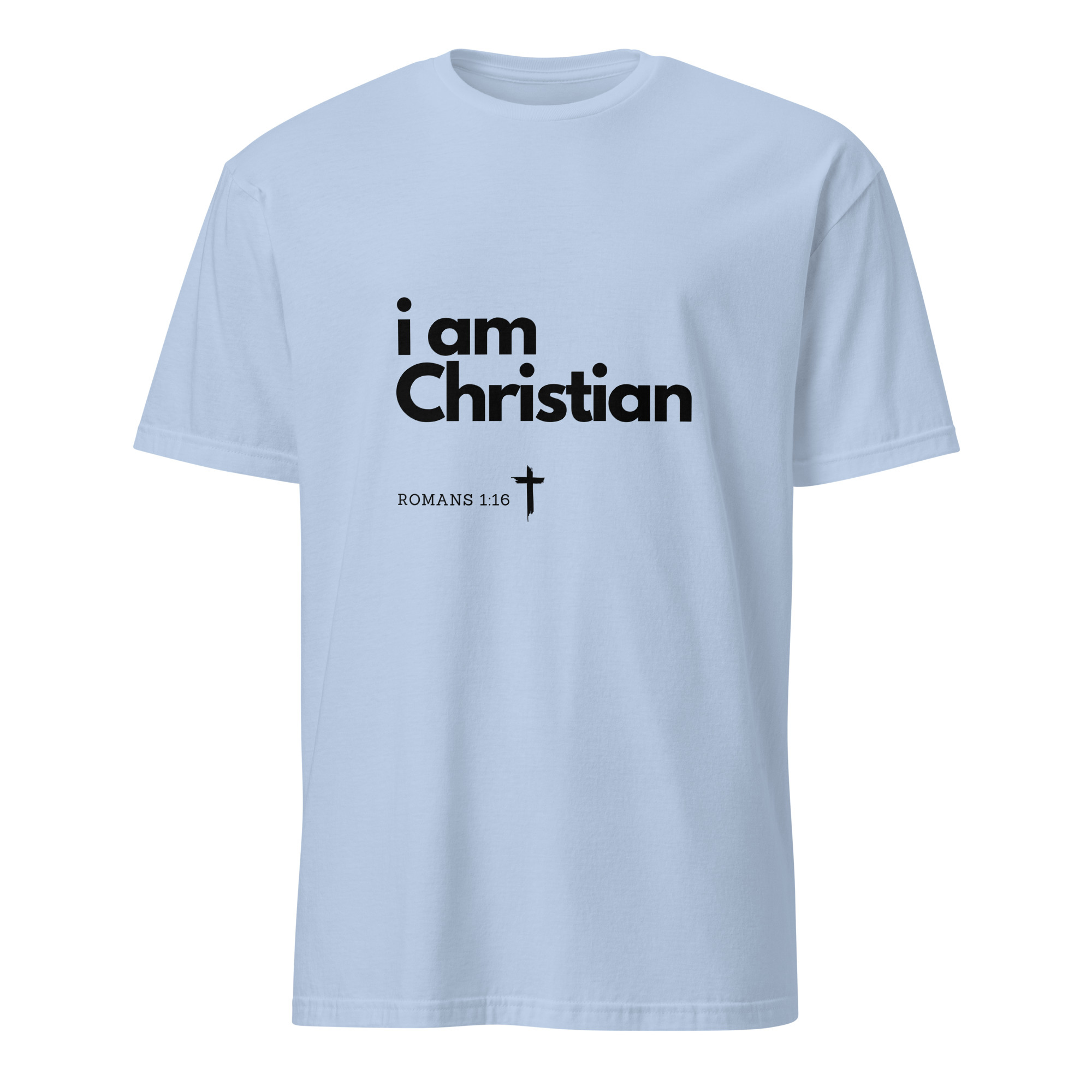 'i am Christian' Unisex T-Shirt - w/Scripture, Light Colours - Image 14