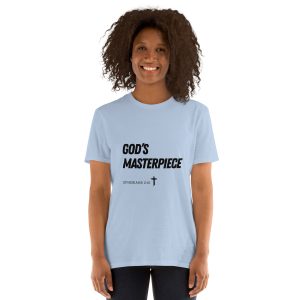 'God's Masterpiece' Unisex T-Shirt - w/Scripture, Light Colours