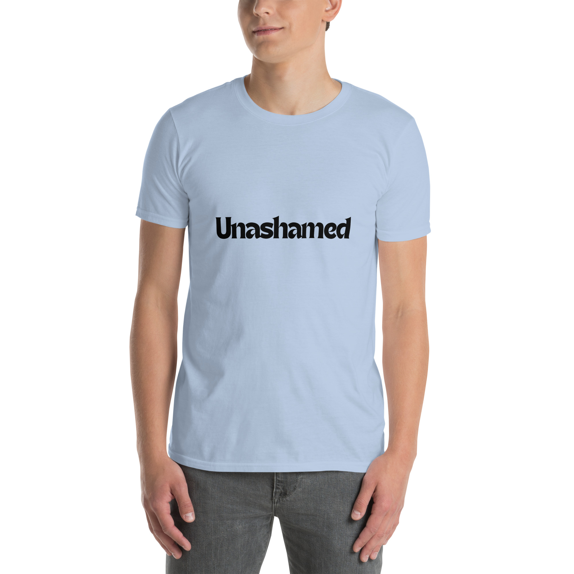 'Unashamed' Unisex T-Shirt - Plain, Light Colours - Image 3