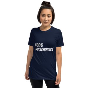 'God's Masterpiece' Unisex T-Shirt - Plain, Dark Colours