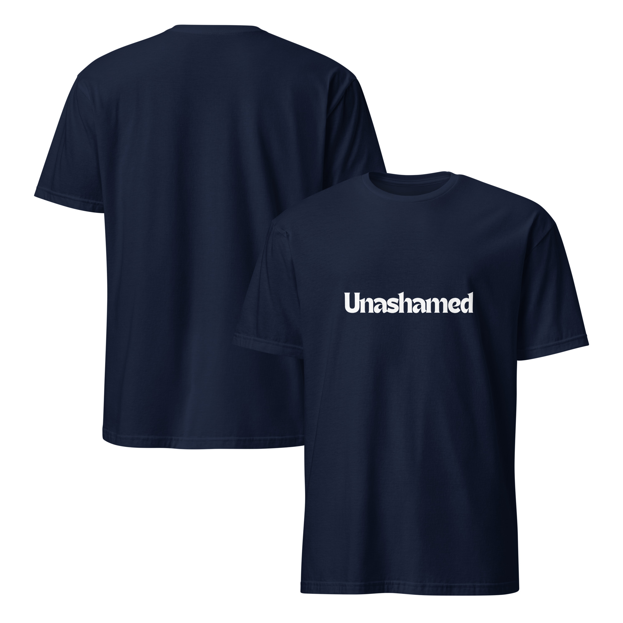 'Unashamed' Unisex T-Shirt - Plain, Dark Colours - Image 7