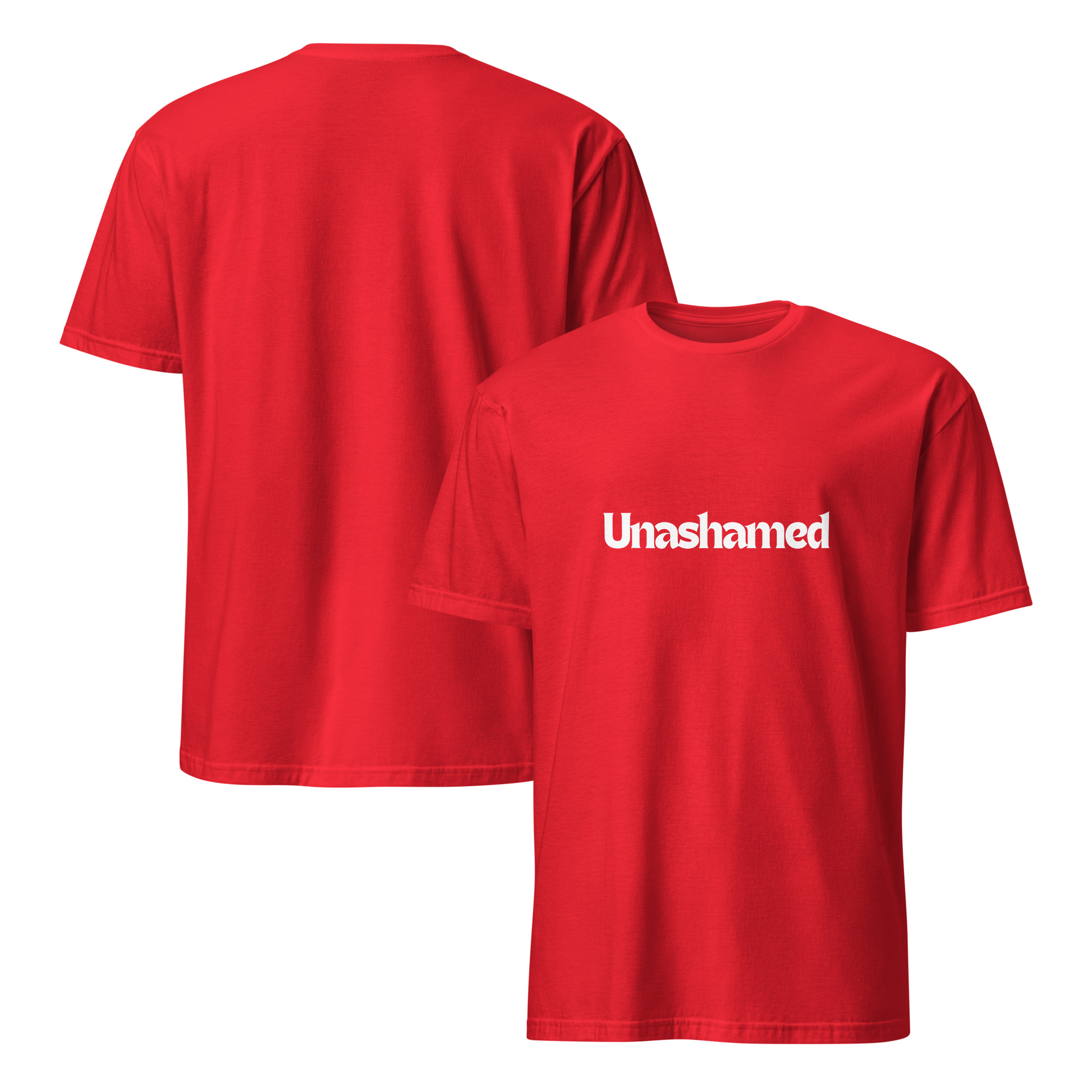 'Unashamed' Unisex T-Shirt - Plain, Dark Colours - Image 8
