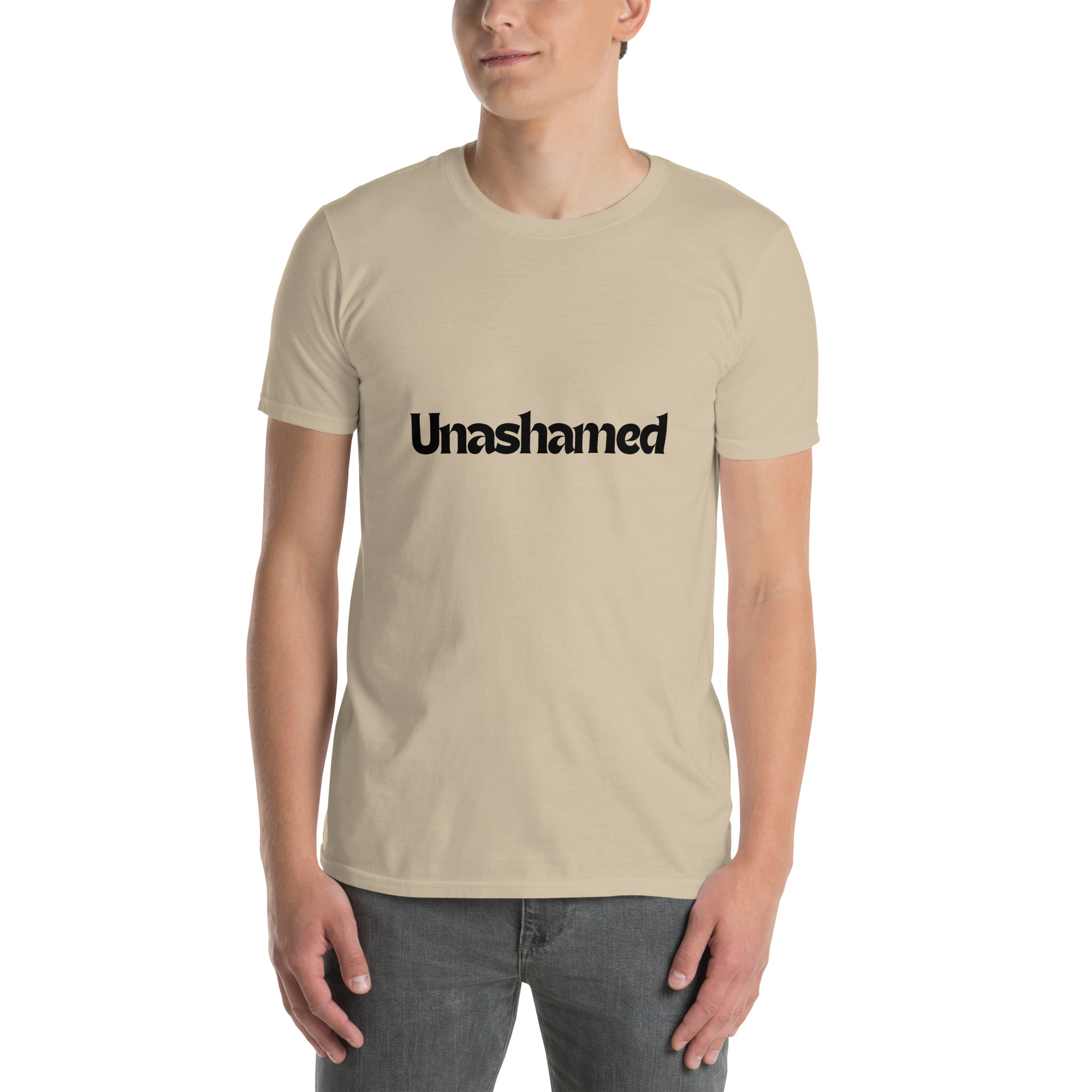 'Unashamed' Unisex T-Shirt - Plain, Light Colours - Image 2
