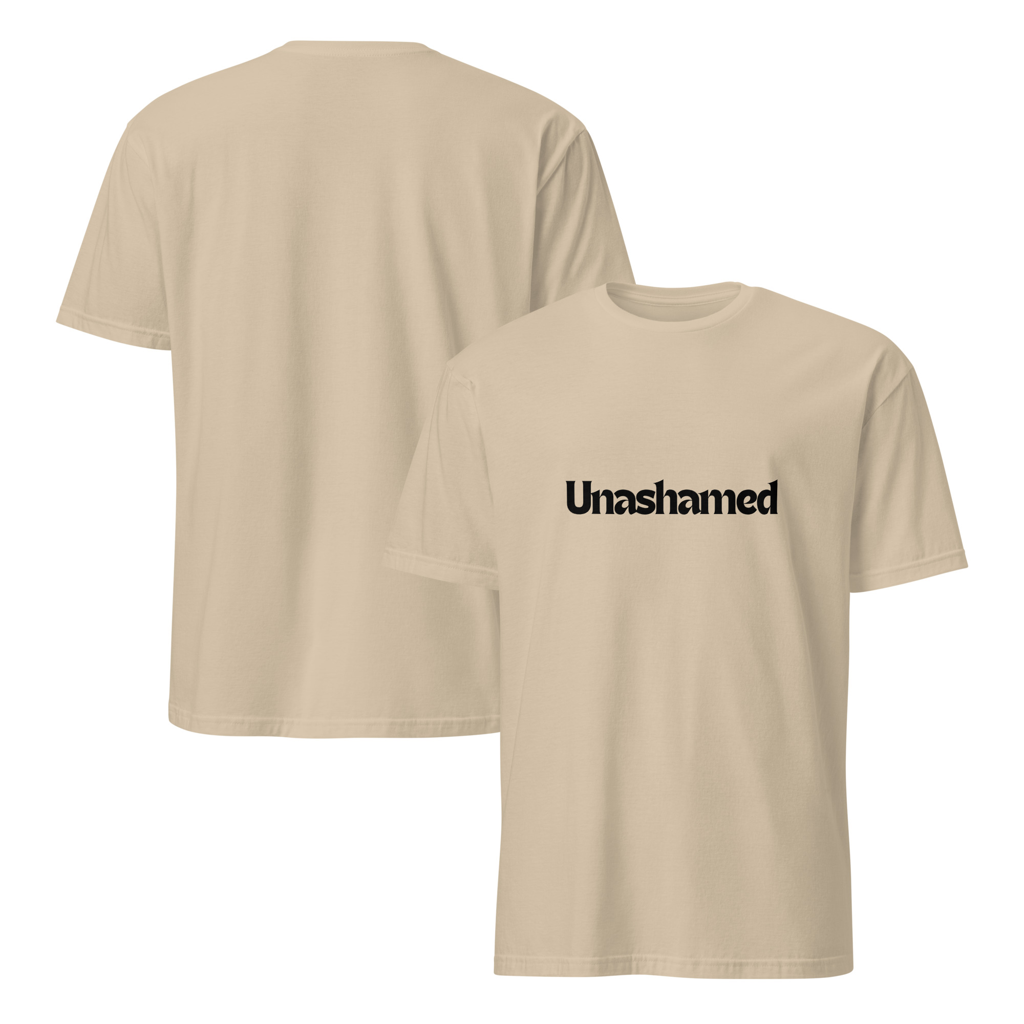 'Unashamed' Unisex T-Shirt - Plain, Light Colours - Image 6