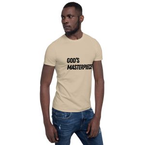 'God's Masterpiece' Unisex T-Shirt - Plain, Light Colours