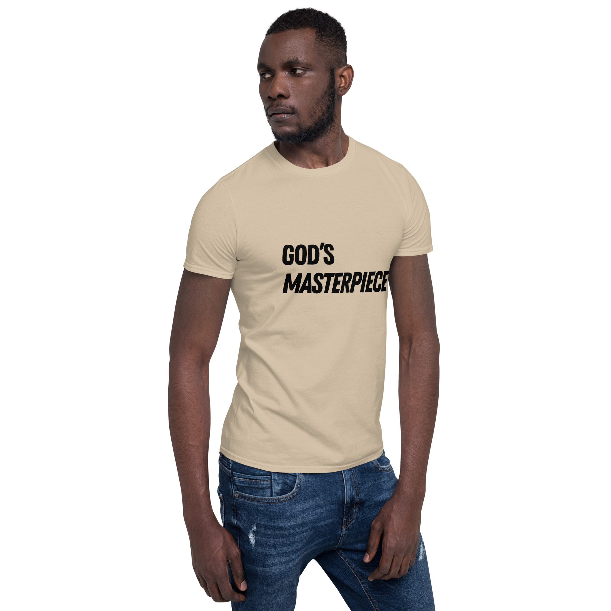 'God's Masterpiece' Unisex T-Shirt - Plain, Light Colours