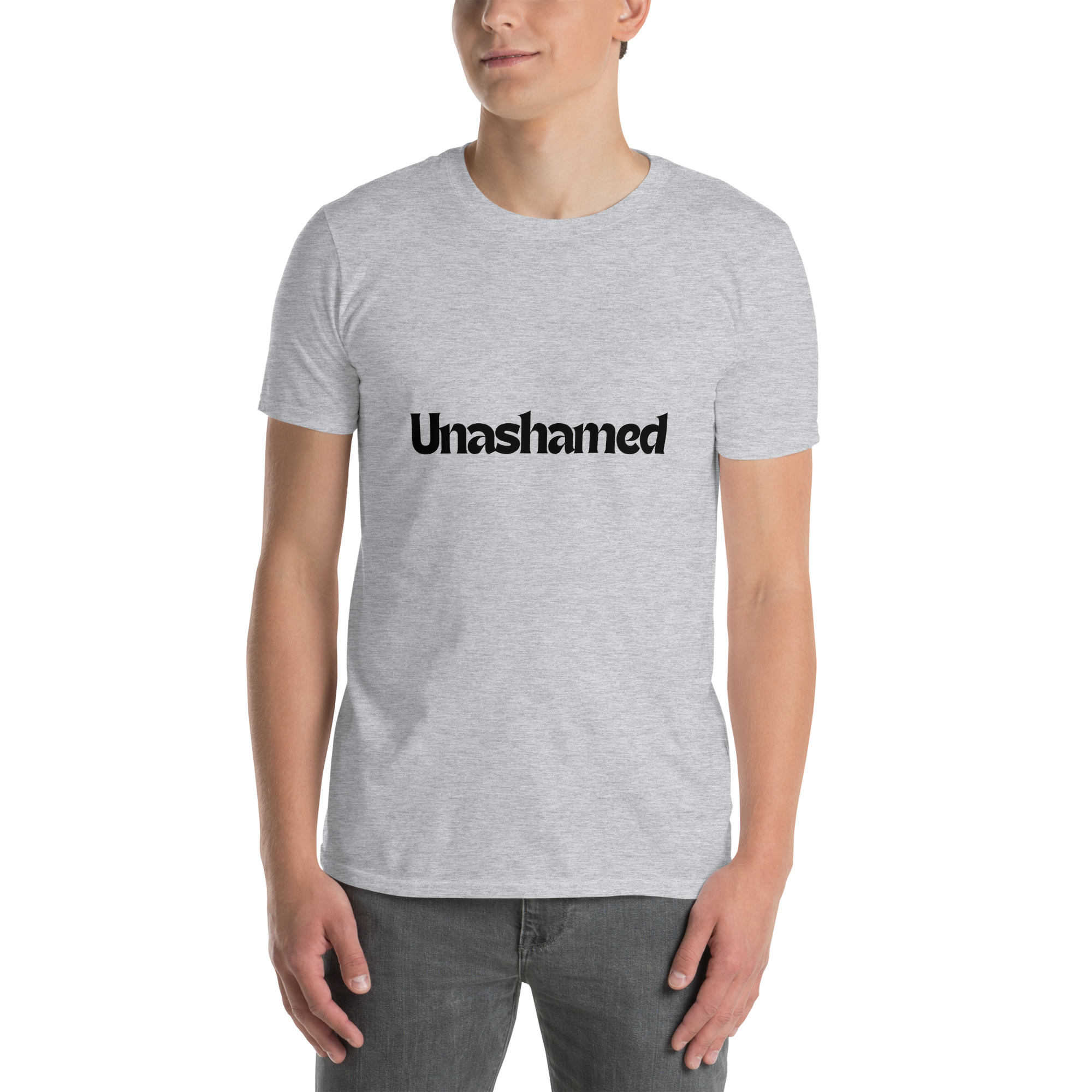 'Unashamed' Unisex T-Shirt - Plain, Light Colours - Image 4
