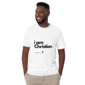 'i am Christian' Unisex T-Shirt - w/Scripture, Light Colours