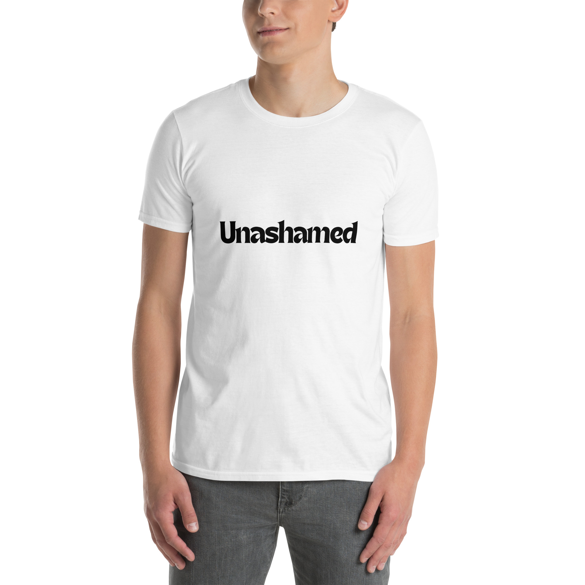 'Unashamed' Unisex T-Shirt - Plain, Light Colours - Image 5