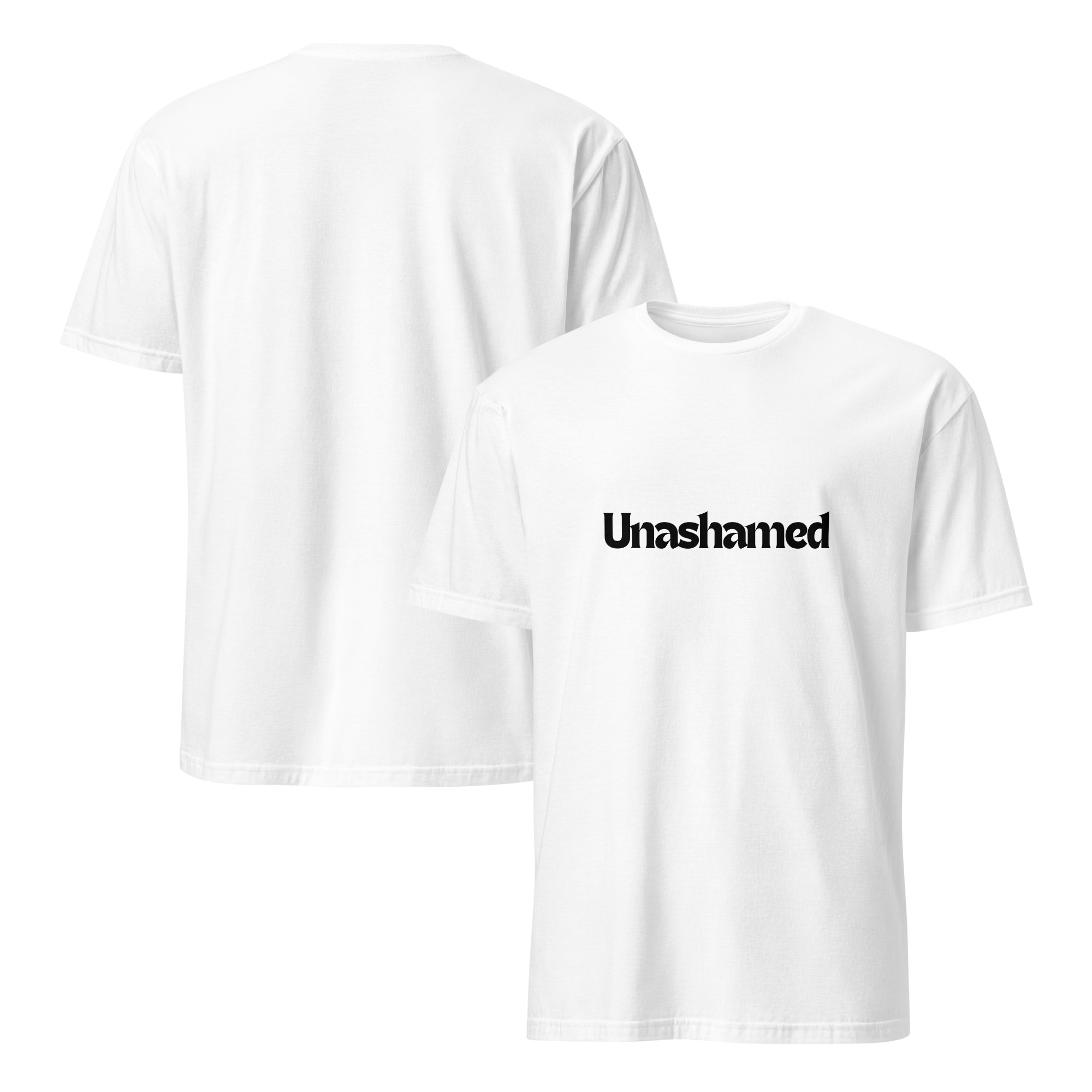 'Unashamed' Unisex T-Shirt - Plain, Light Colours - Image 10
