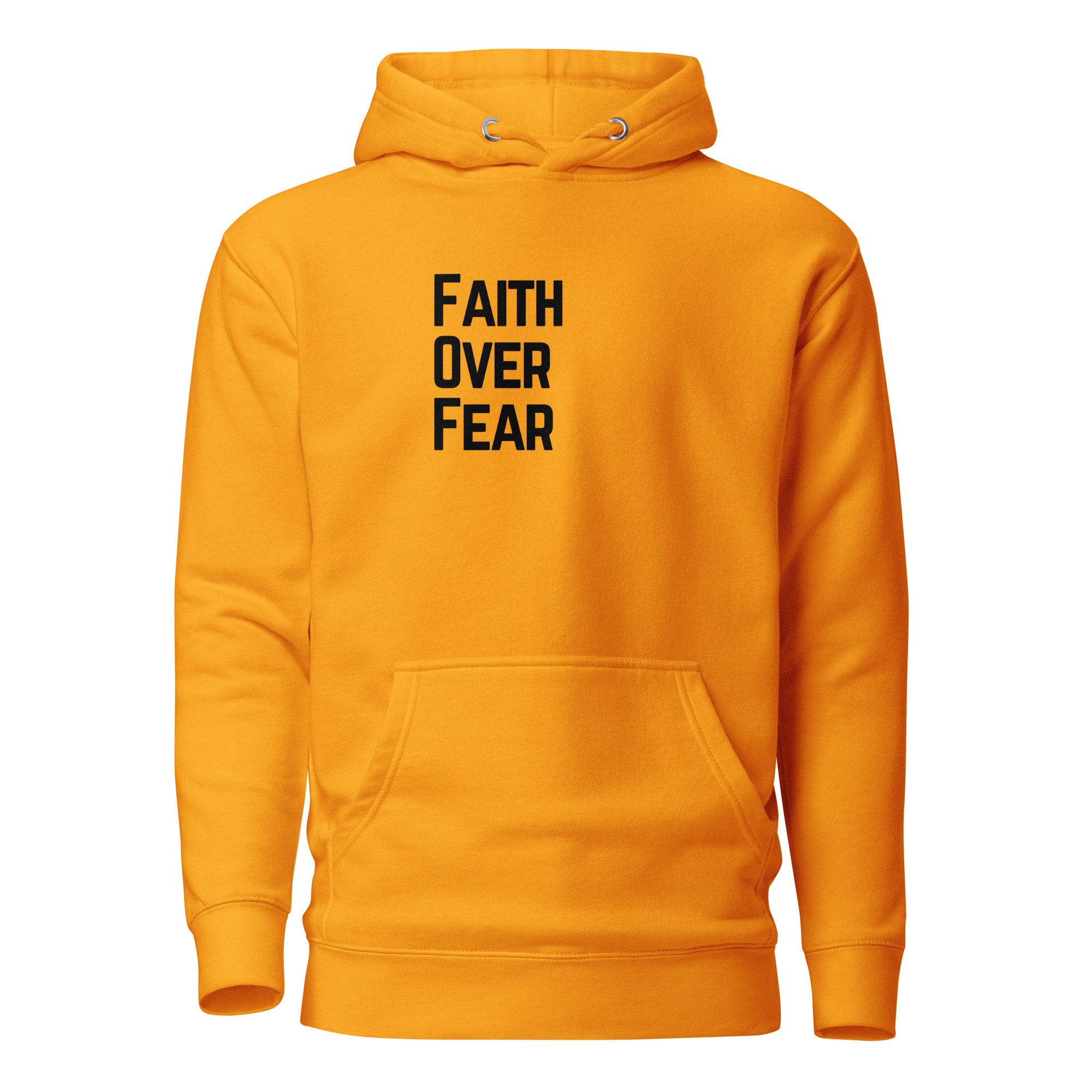 Faith Over Fear Premium Christian Hoodie | Daylight Edition