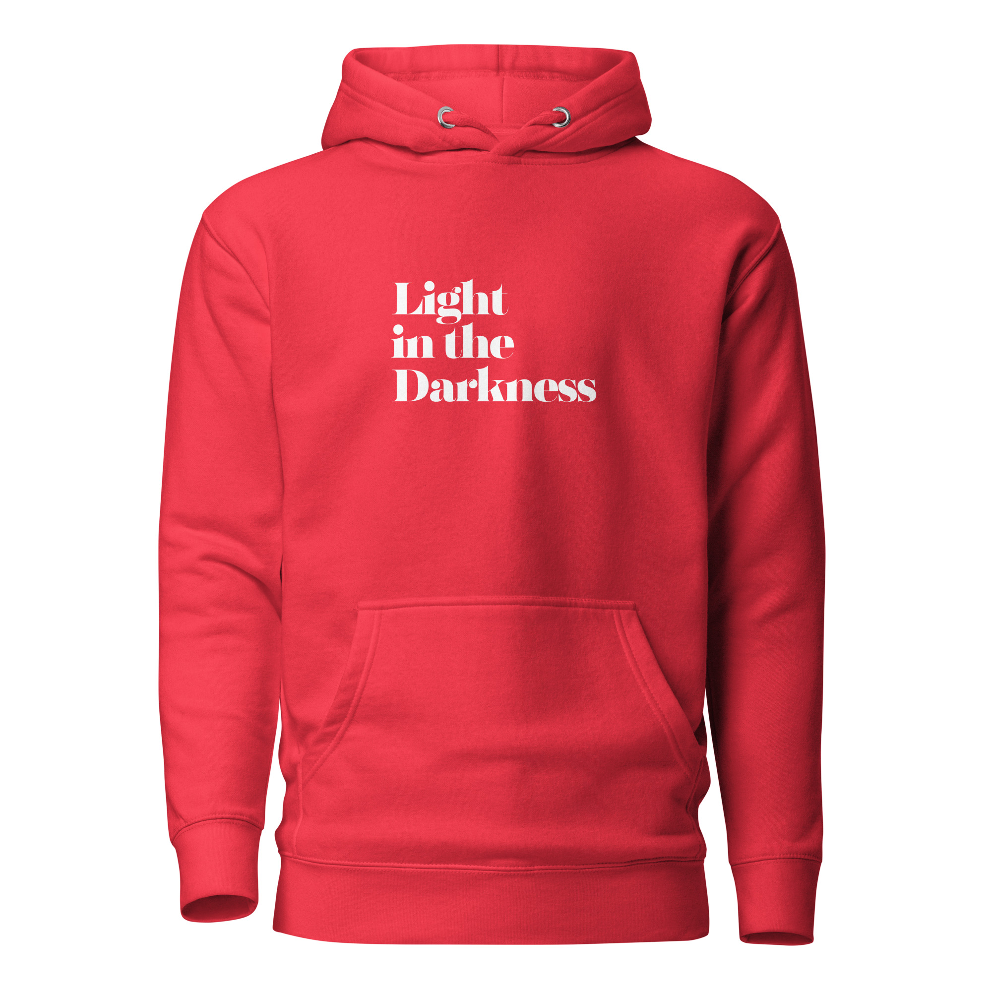 Light in the Darkness Premium Christian Hoodie | Midnight Edition - Image 4