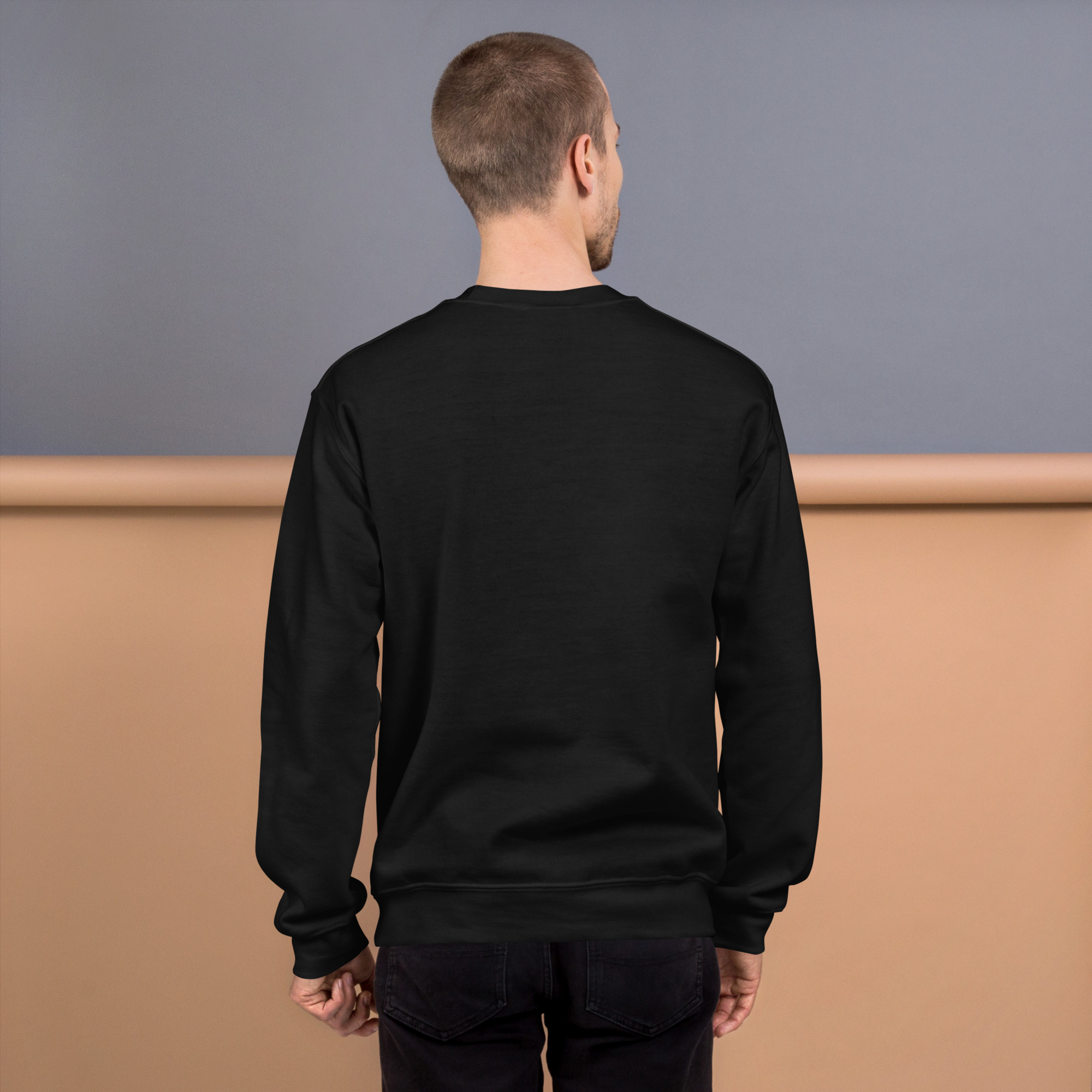 'God's Masterpiece' Slim Fit Unisex Sweatshirt - w/Scripture, Dark Colours - Image 4
