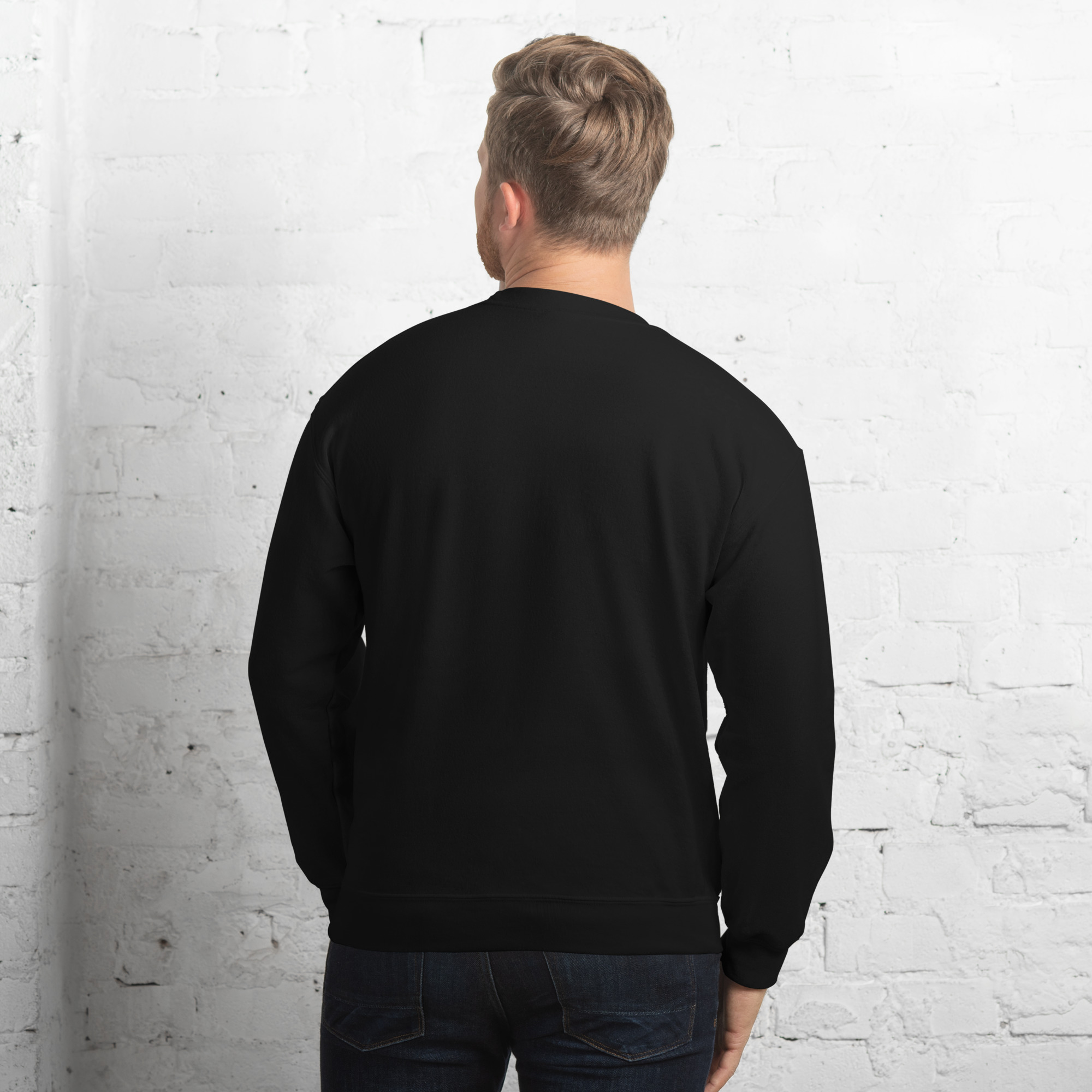 'Unashamed' Slim Fit Unisex Sweatshirt - w/Scripture, Dark Colours - Image 4