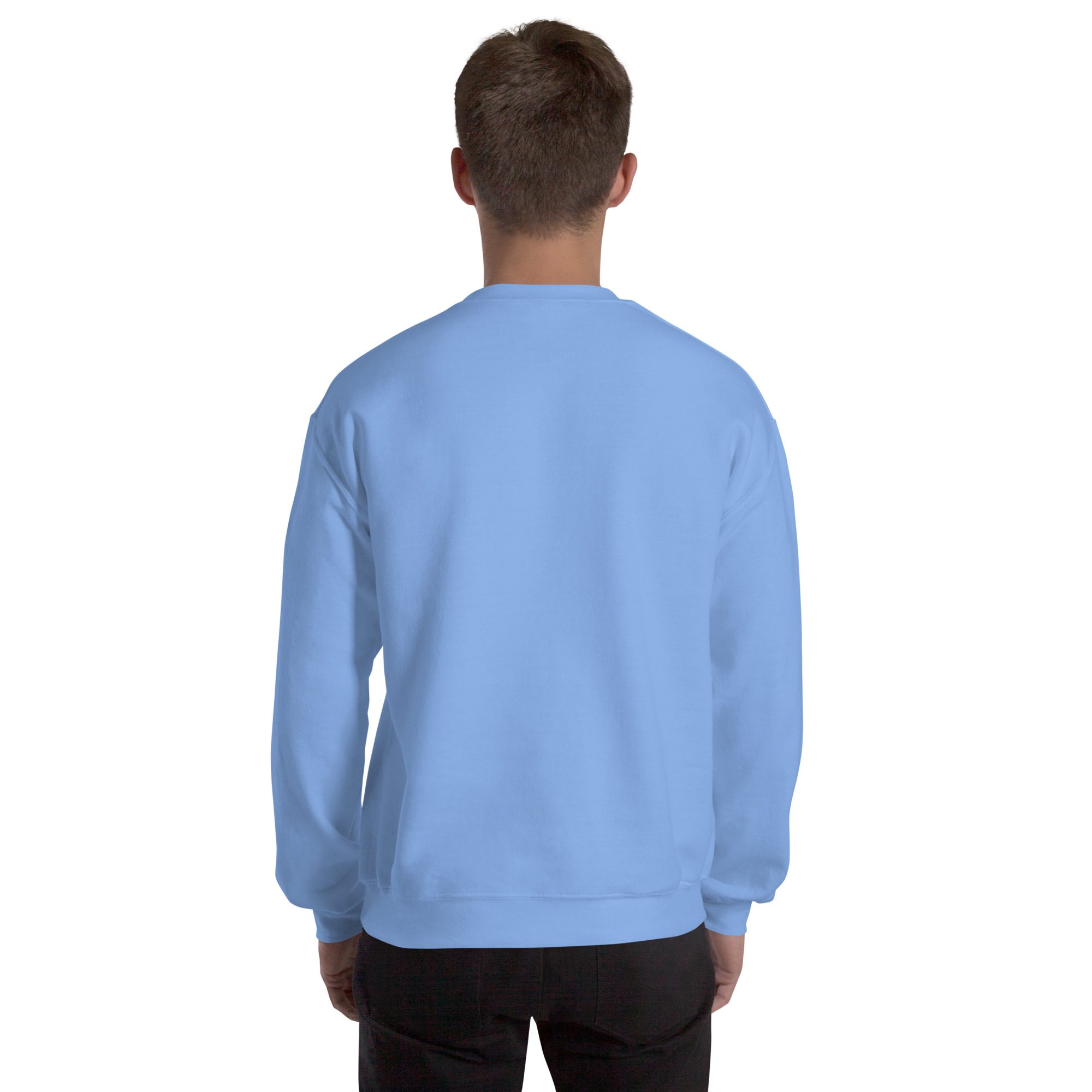 'i am Christian' Slim Fit Unisex Sweatshirt - w/Scripture, Light Colours - Image 4