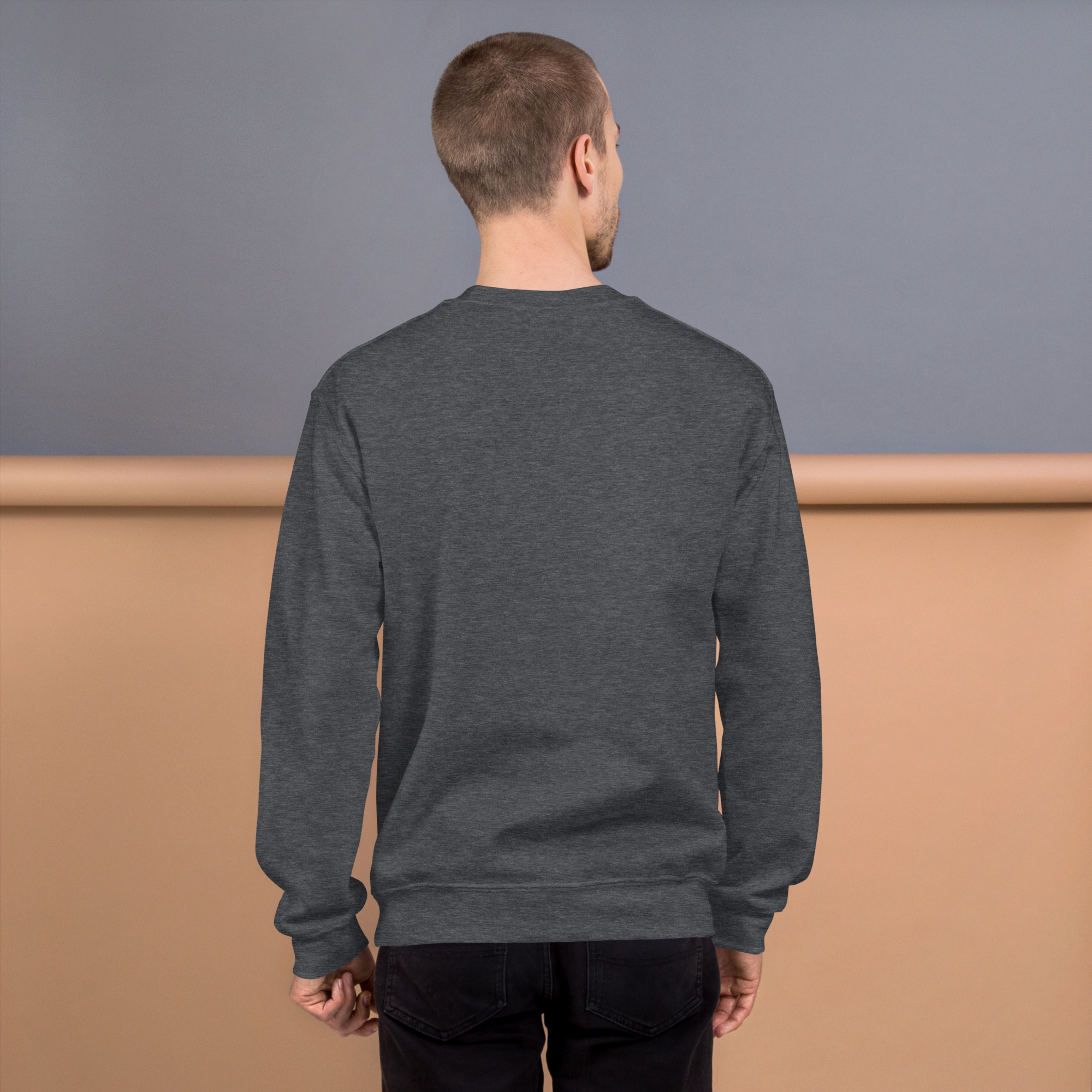 'God's Masterpiece' Slim Fit Unisex Sweatshirt - w/Scripture, Dark Colours - Image 10