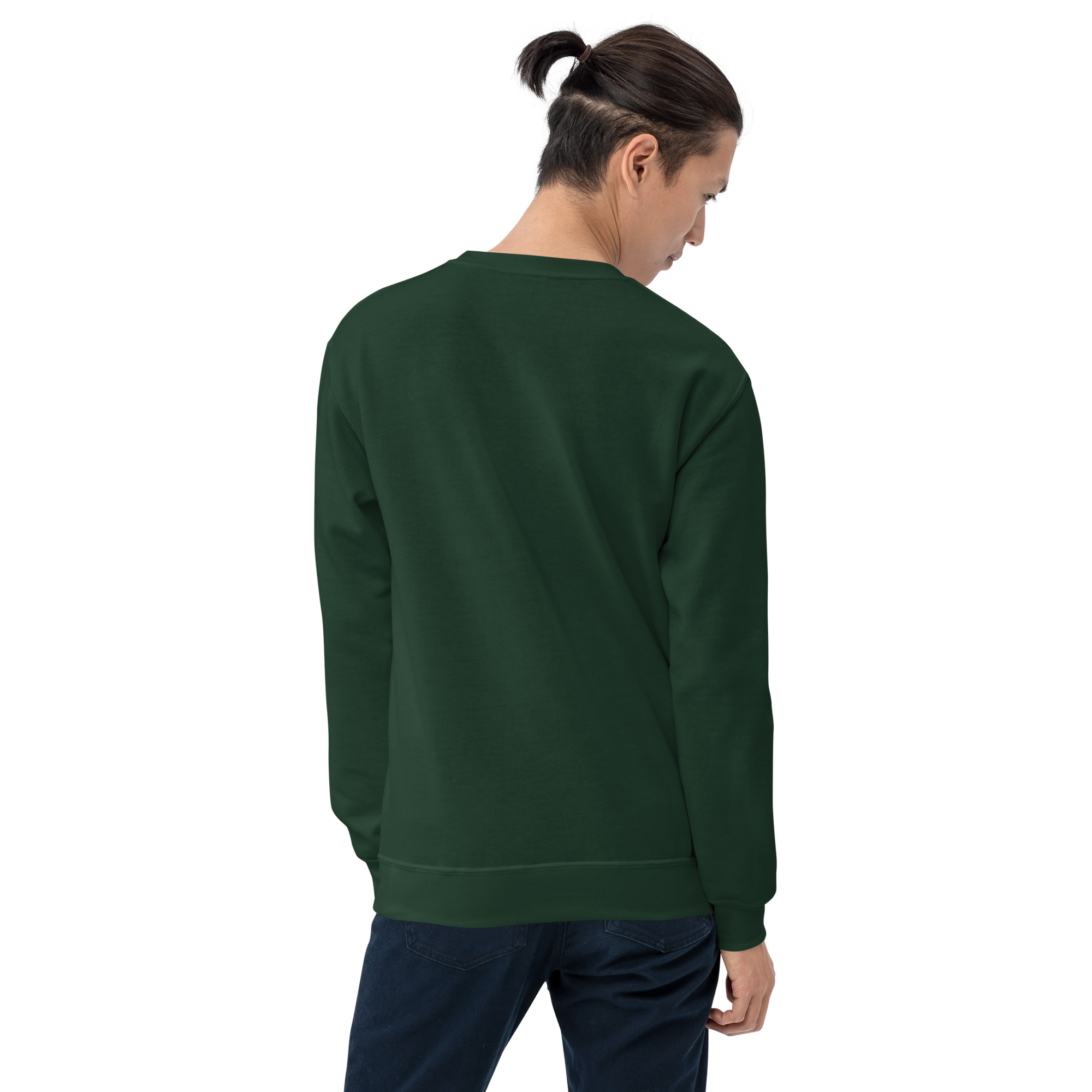 'i am Christian' Slim Fit Unisex Sweatshirt - w/Scripture, Dark Colours - Image 4