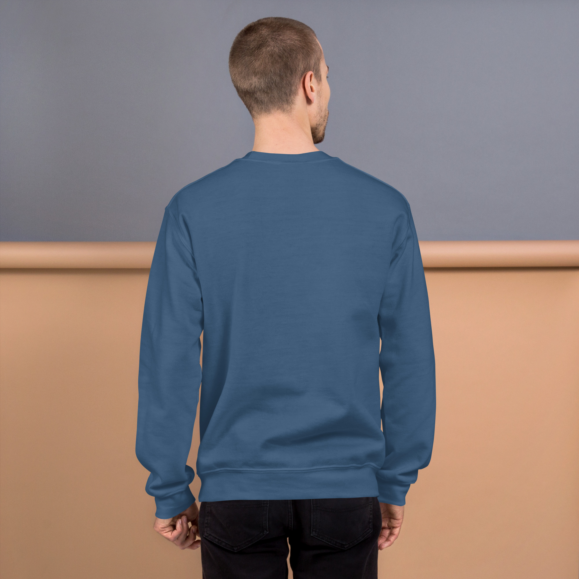 'God's Masterpiece' Slim Fit Unisex Sweatshirt - w/Scripture, Dark Colours - Image 14