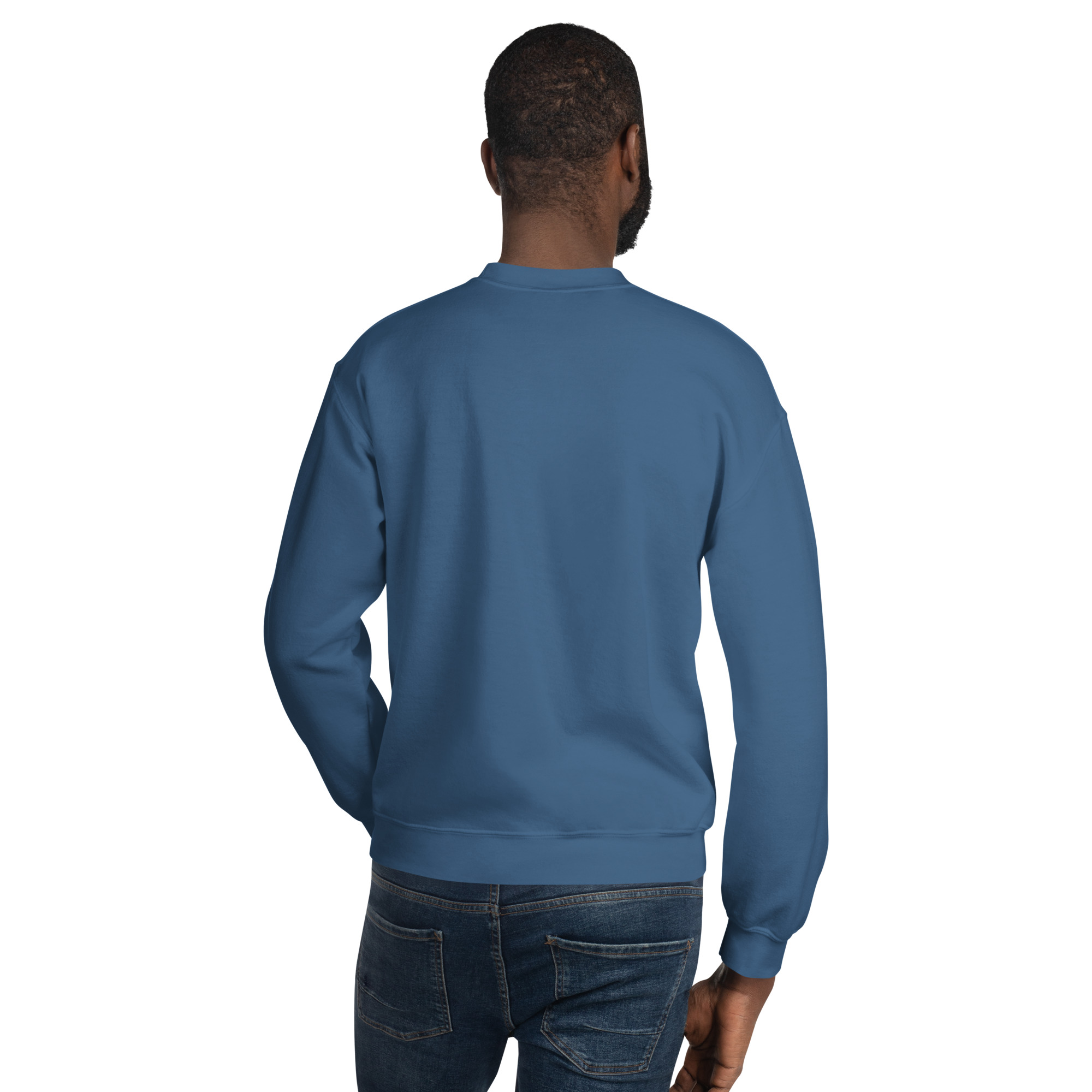 'Light in the Darkness' Slim Fit Unisex Sweatshirt - w/Scripture, Dark Colours - Image 14