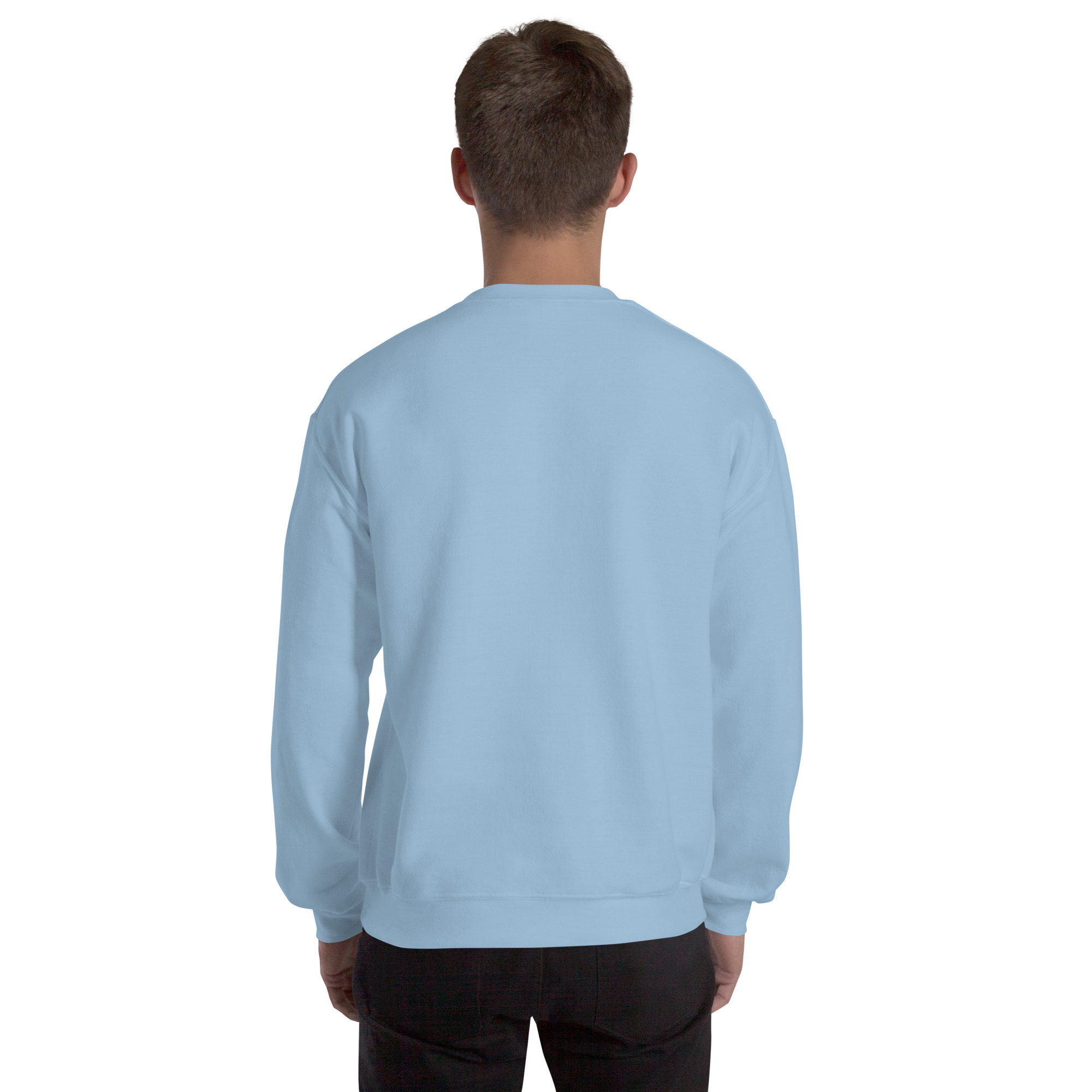 'i am Christian' Slim Fit Unisex Sweatshirt - w/Scripture, Light Colours - Image 8