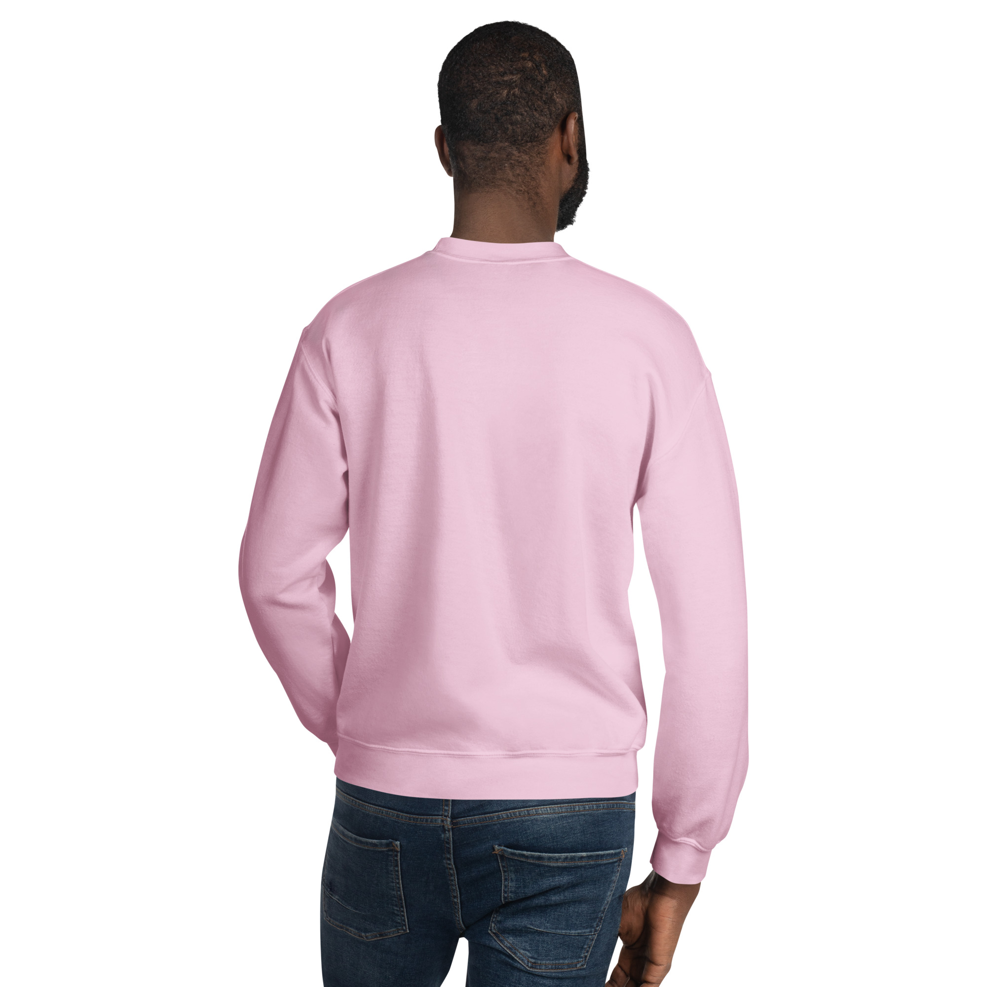 'Faith Over Fear' Slim Fit Unisex Sweatshirt - w/Scripture, Light Colours - Image 6