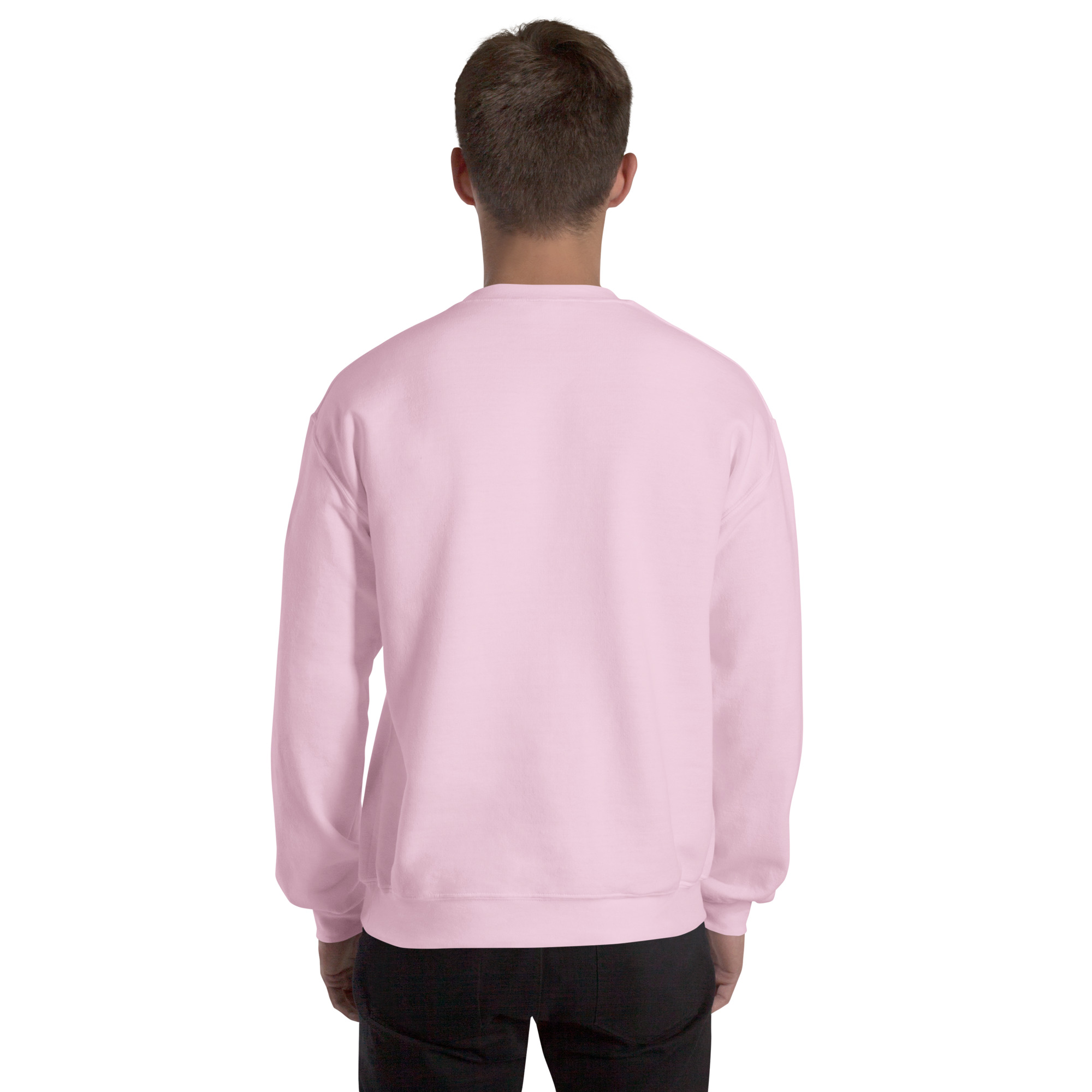'i am Christian' Slim Fit Unisex Sweatshirt - w/Scripture, Light Colours - Image 2