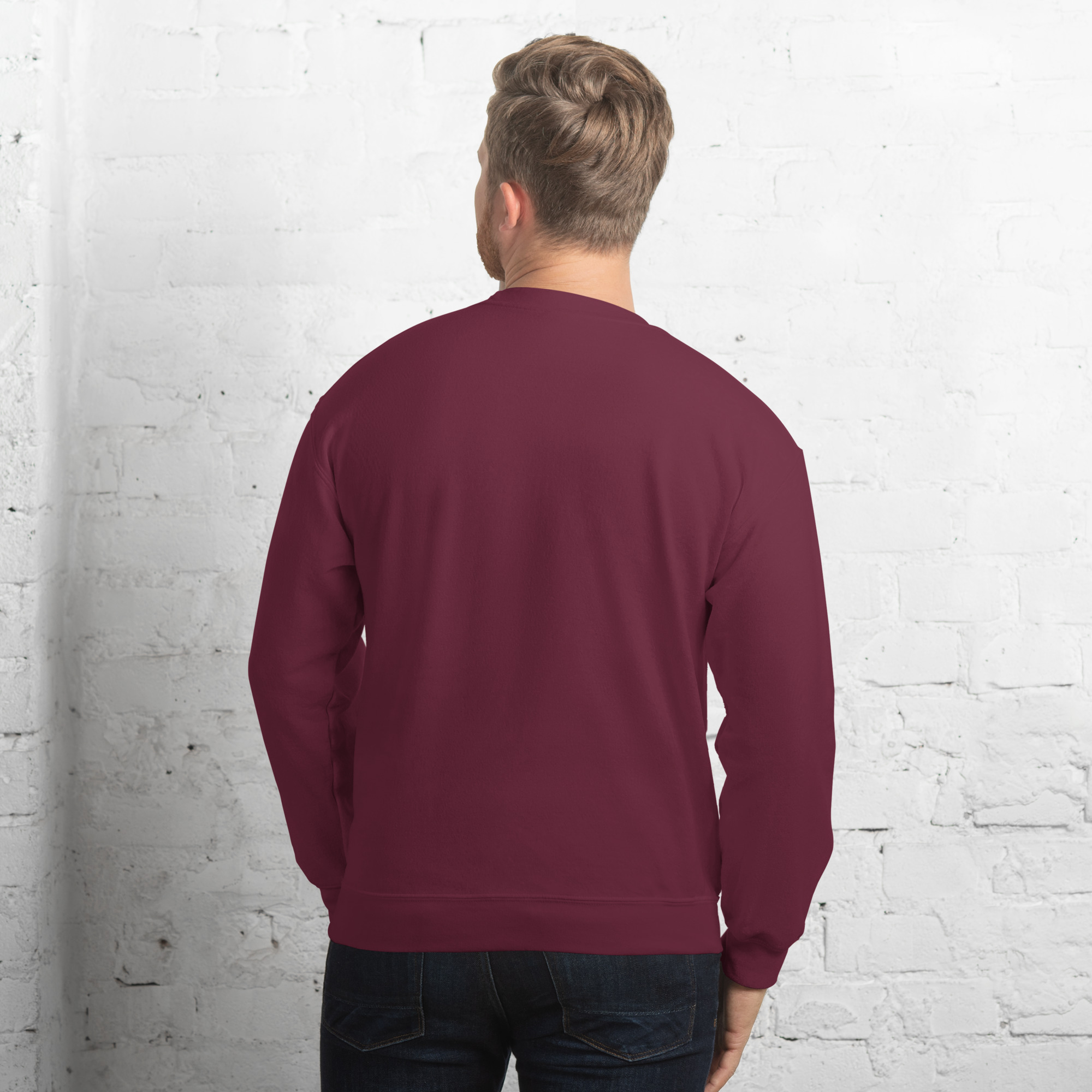 'Unashamed' Slim Fit Unisex Sweatshirt - w/Scripture, Dark Colours - Image 8