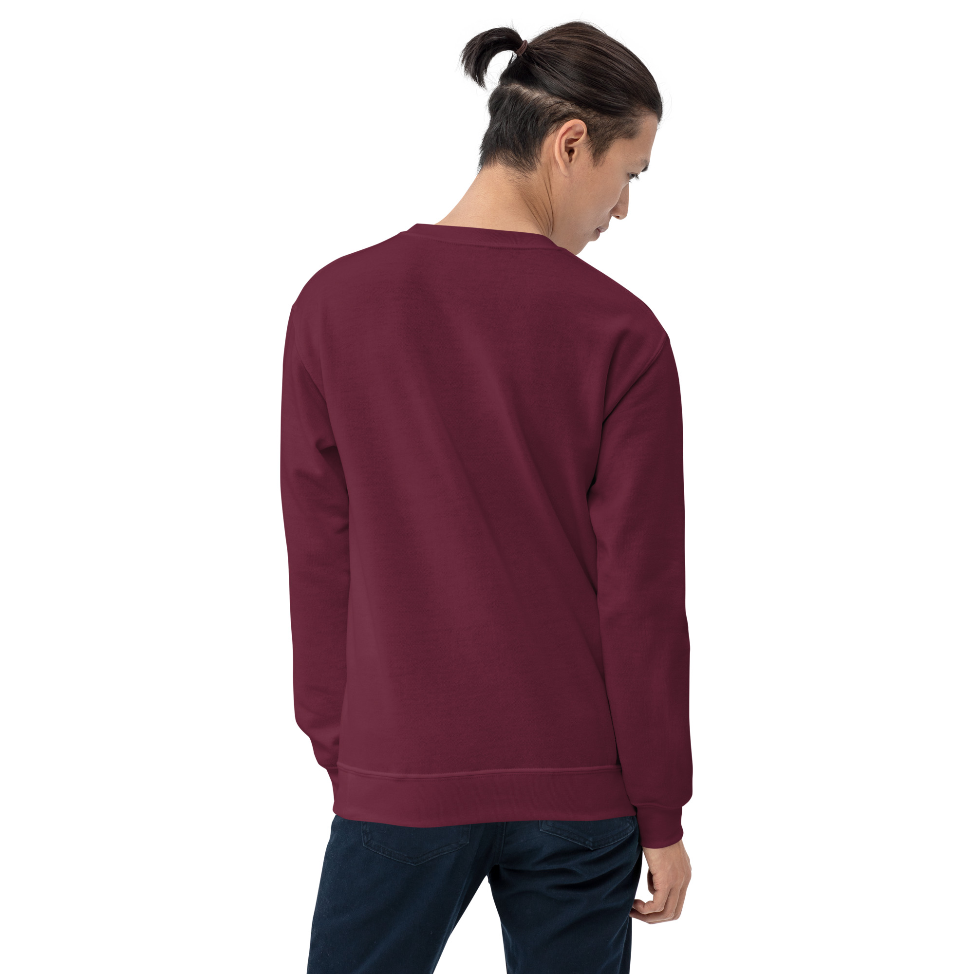 'i am Christian' Slim Fit Unisex Sweatshirt - w/Scripture, Dark Colours - Image 12