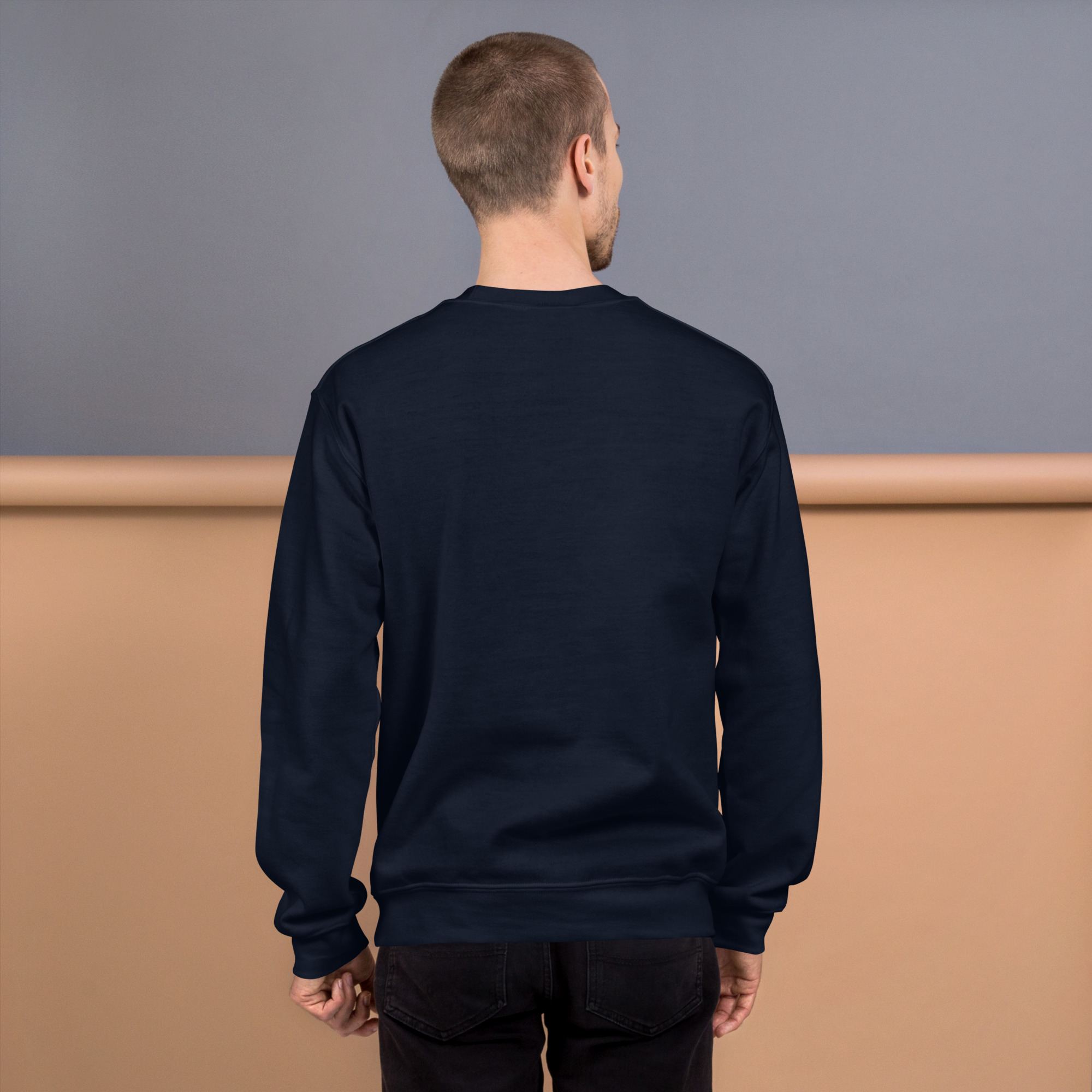 'God's Masterpiece' Slim Fit Unisex Sweatshirt - w/Scripture, Dark Colours - Image 6