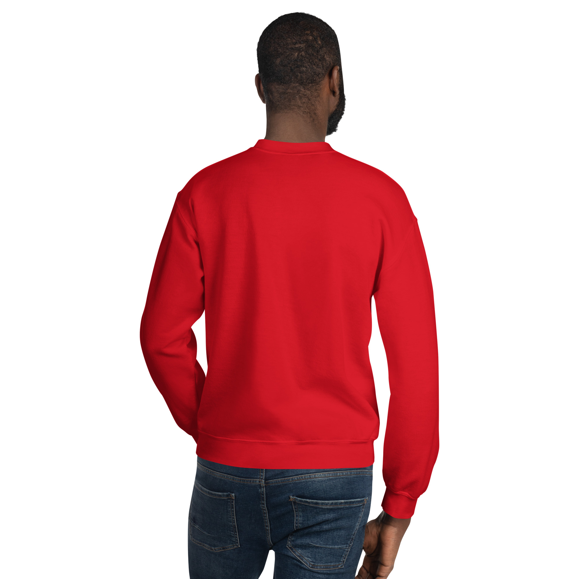 'Light in the Darkness' Slim Fit Unisex Sweatshirt - w/Scripture, Dark Colours - Image 8