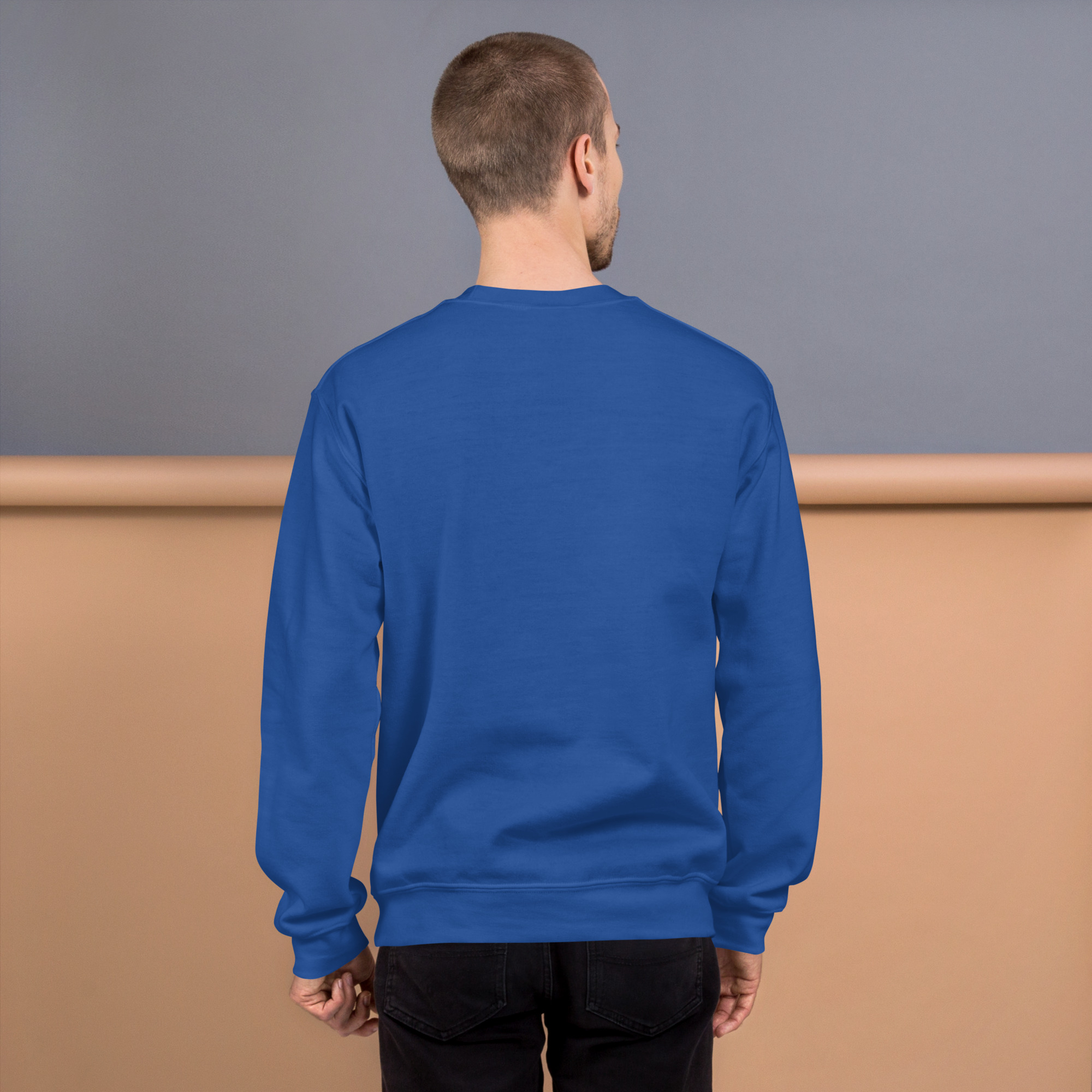 'God's Masterpiece' Slim Fit Unisex Sweatshirt - w/Scripture, Dark Colours - Image 12