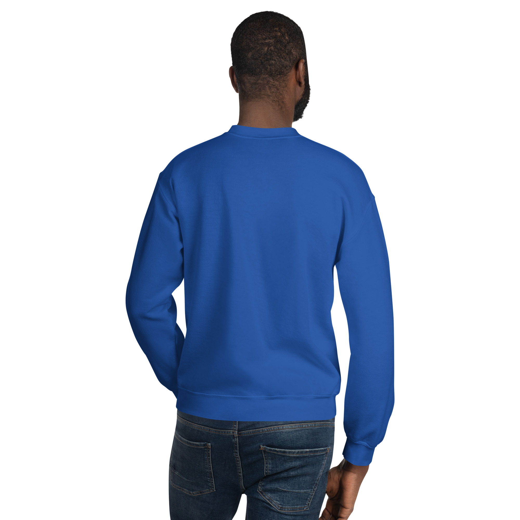'Light in the Darkness' Slim Fit Unisex Sweatshirt - w/Scripture, Dark Colours - Image 12
