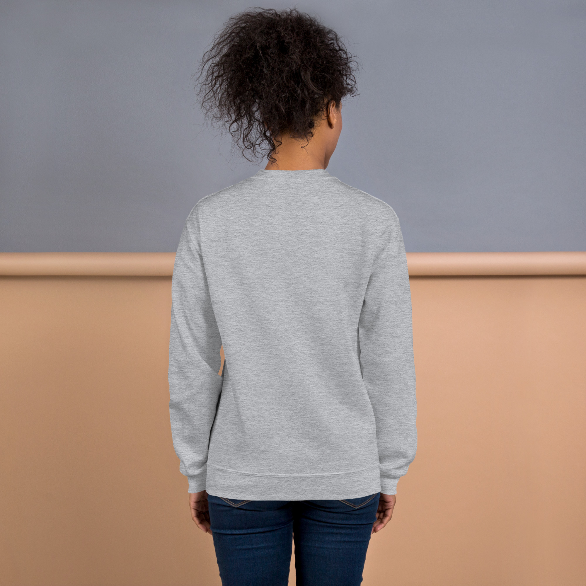 'Light in the Darkness' Slim Fit Unisex Sweatshirt - w/Scripture, Light Colours - Image 6
