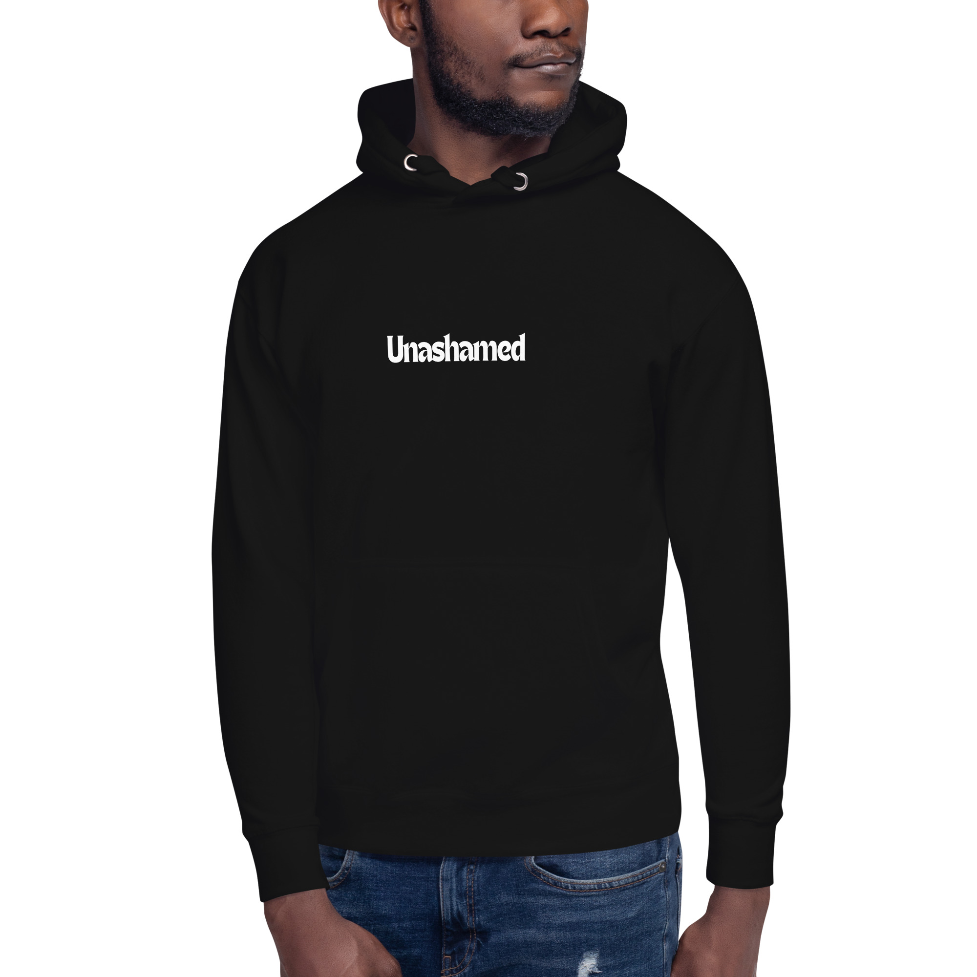 Unashamed Premium Christian Hoodie | Midnight Edition - Image 3