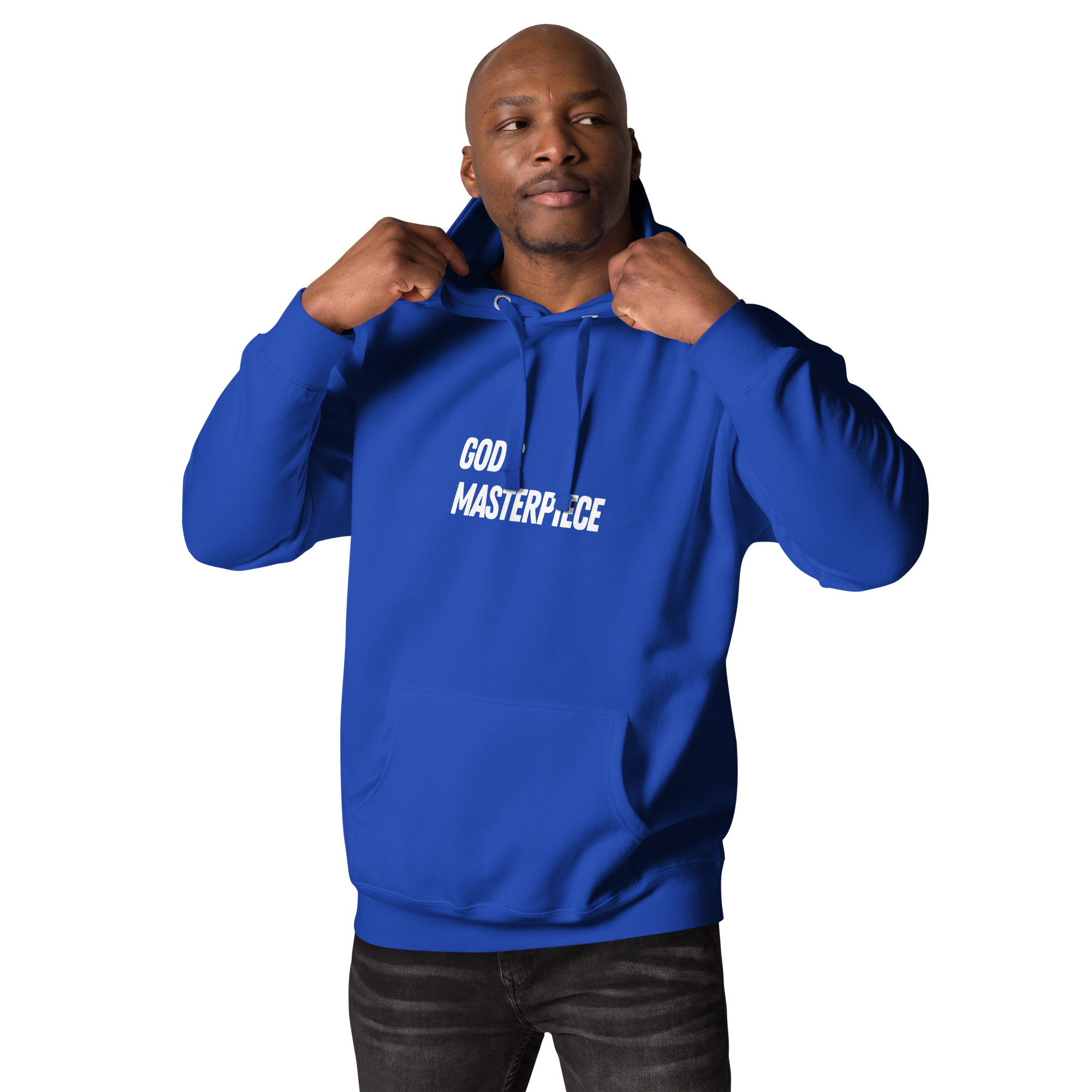 God's Masterpiece Premium Christian Hoodie | Midnight Edition - Image 2